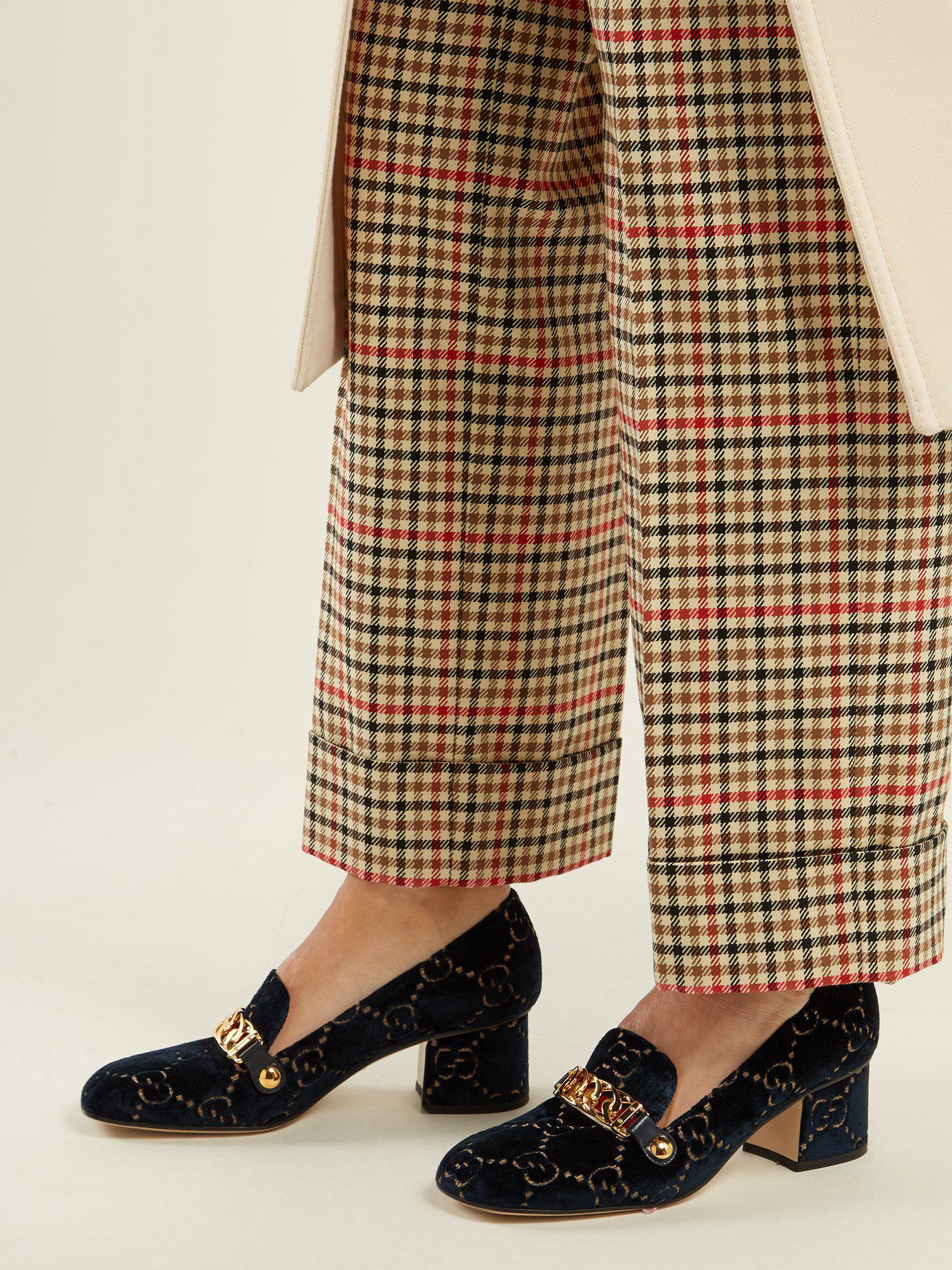 gucci sylvie loafer pump