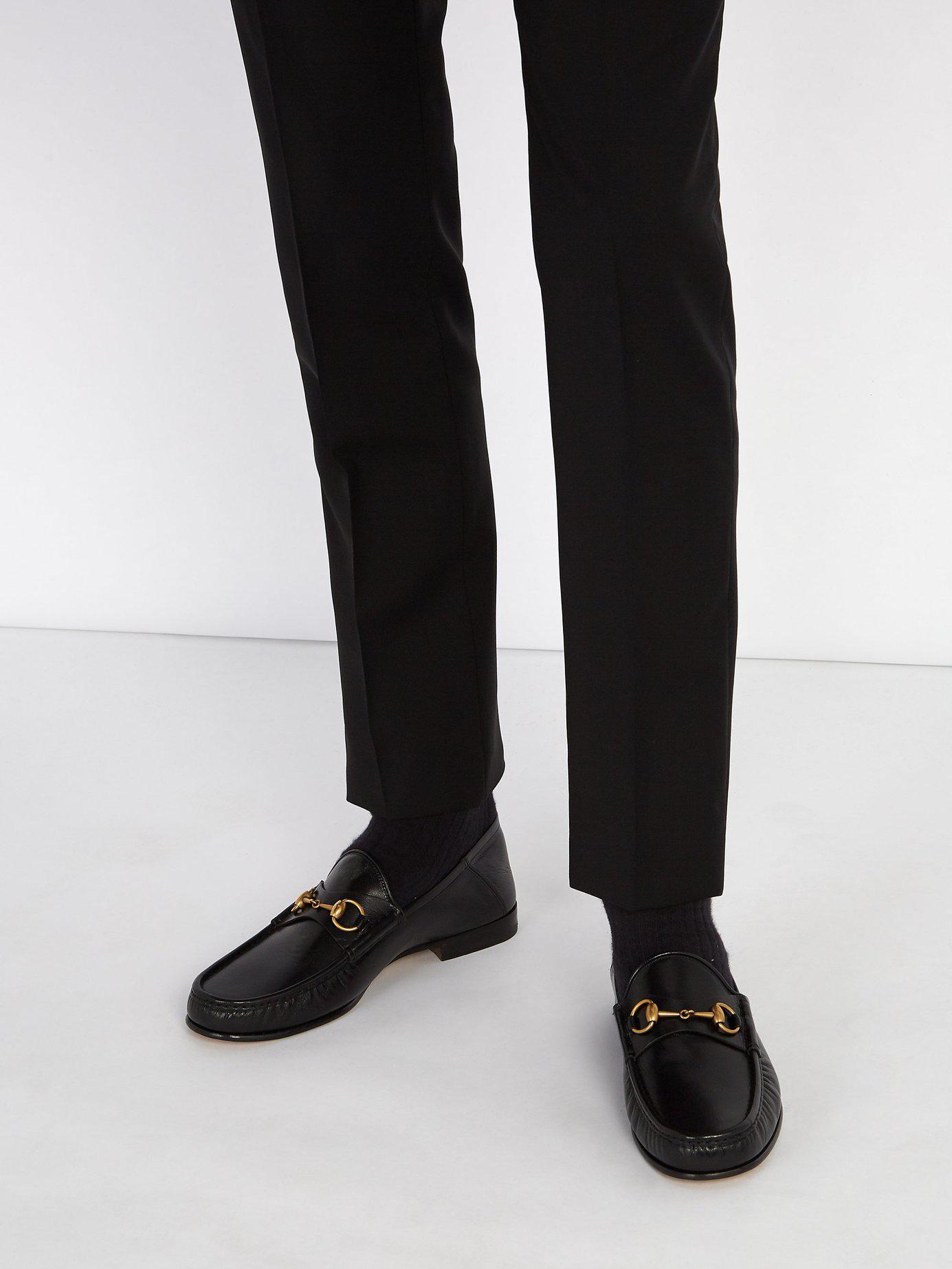 gucci horsebit leather loafer