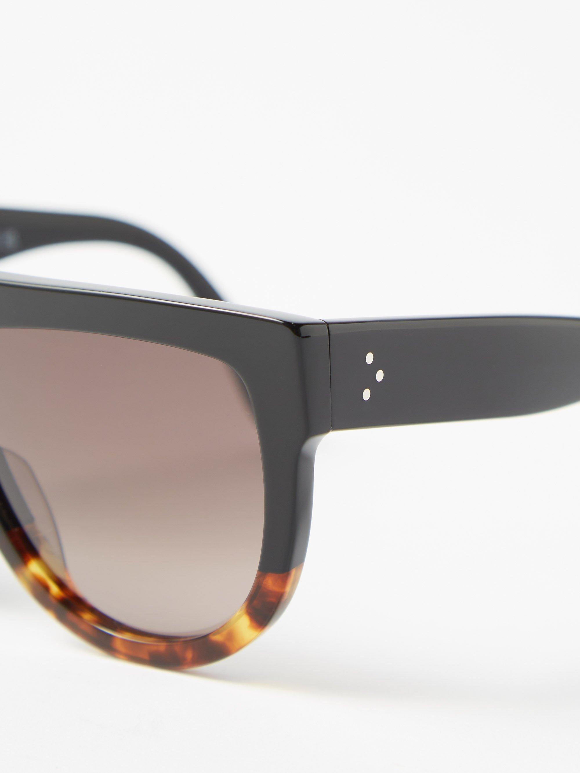 Celine D-frame Acetate Sunglasses in Gray | Lyst