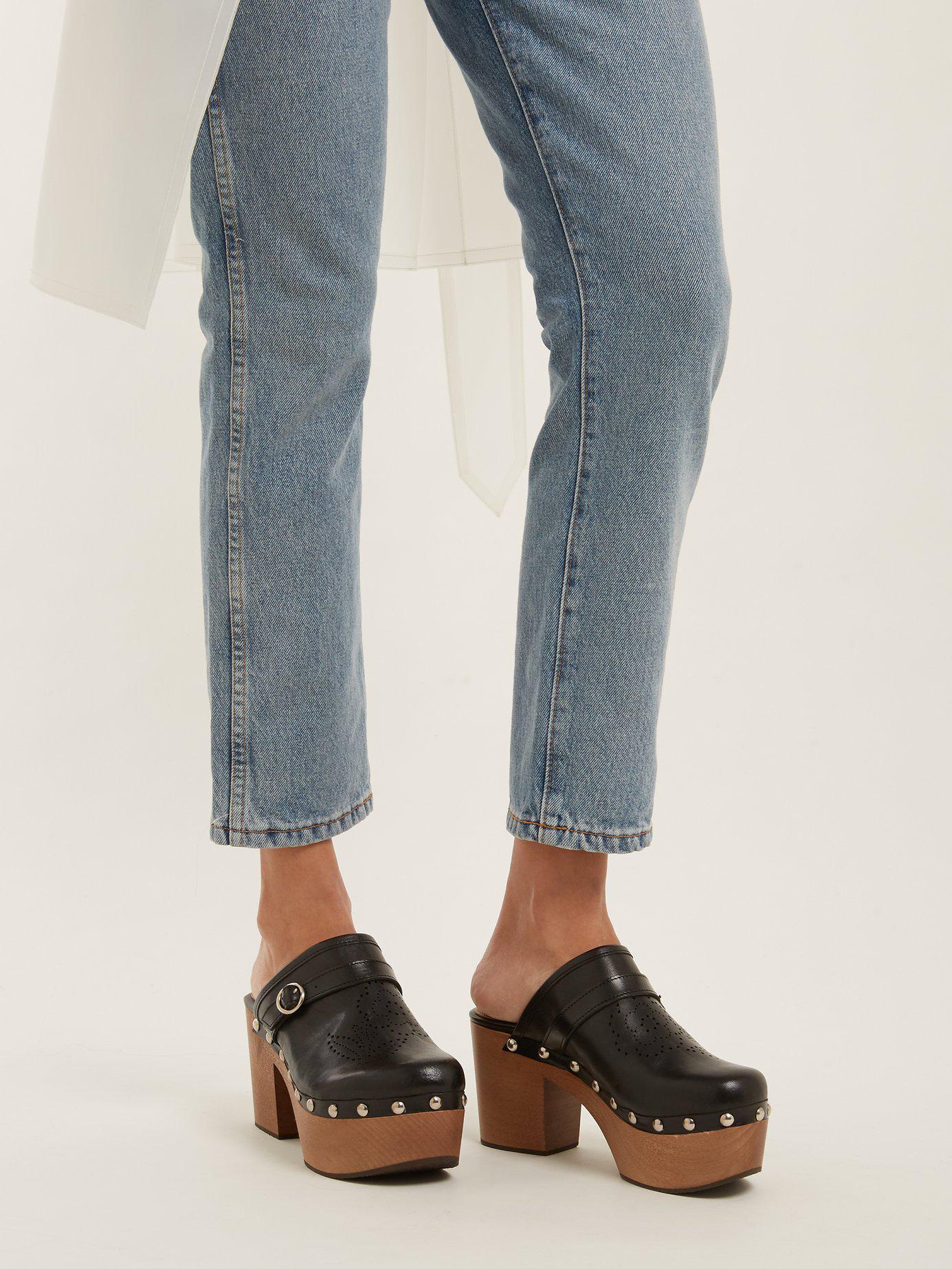 alexa chung clogs