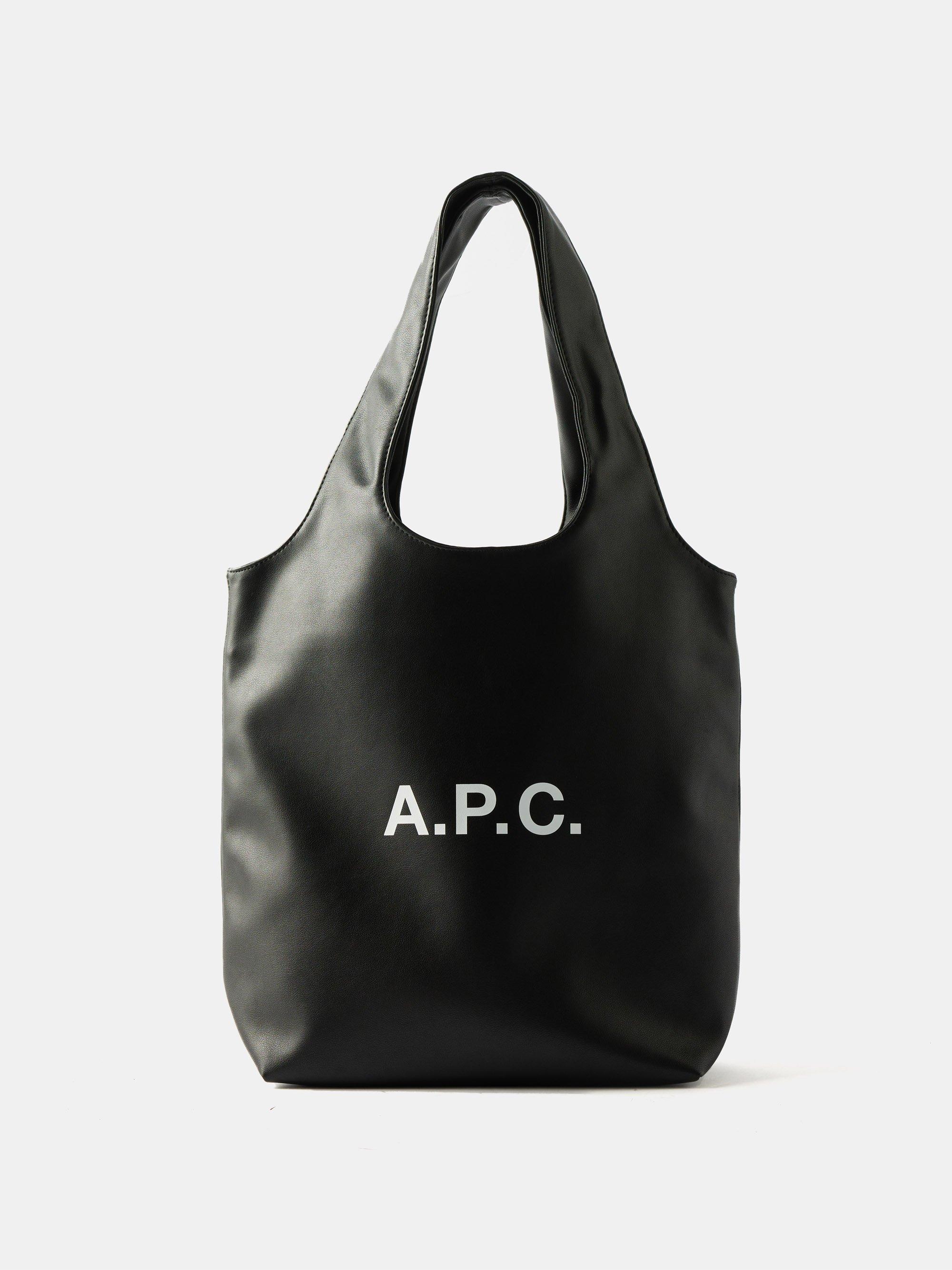 A.P.C. Ninon Small Faux-leather Tote Bag in Black for Men