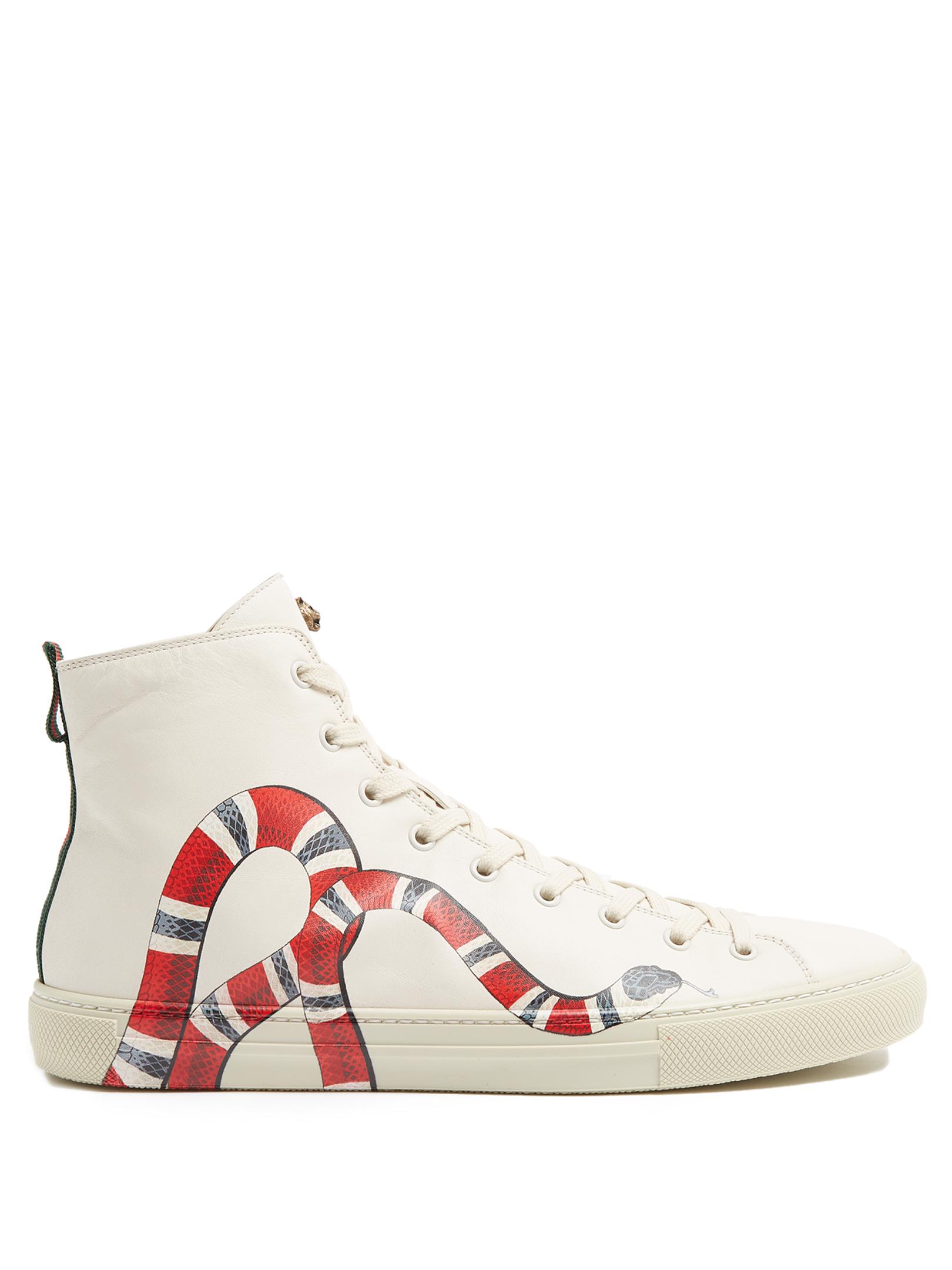 gucci snake trainers mens