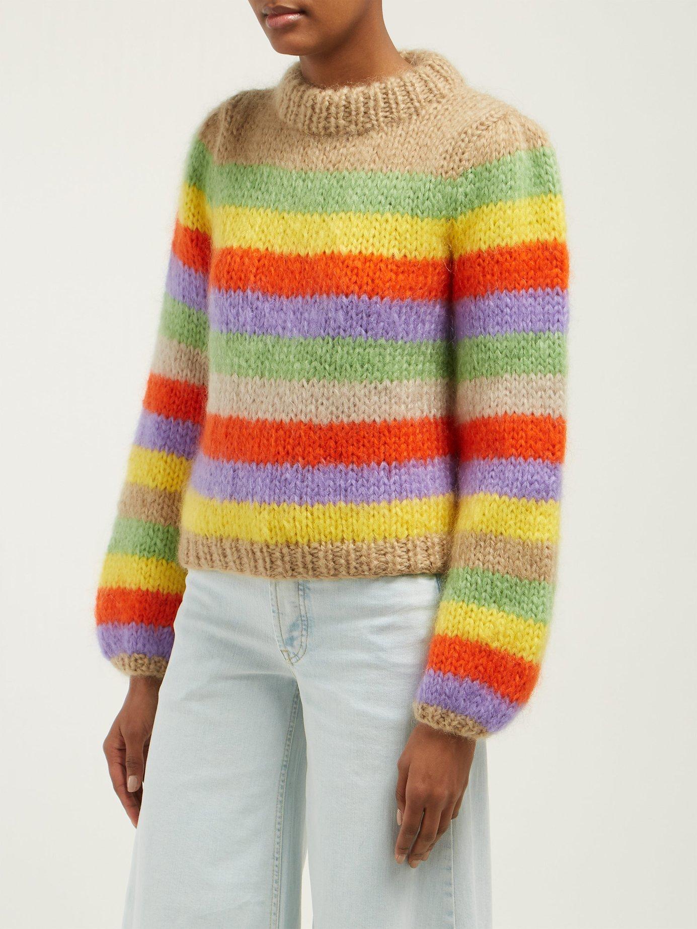 ganni multicolor pullover