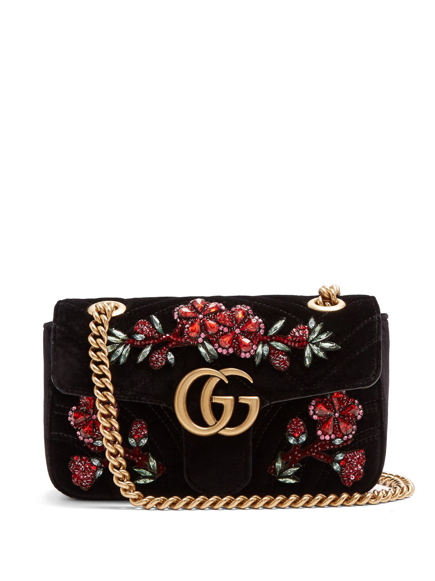 gucci black quilted crossbody