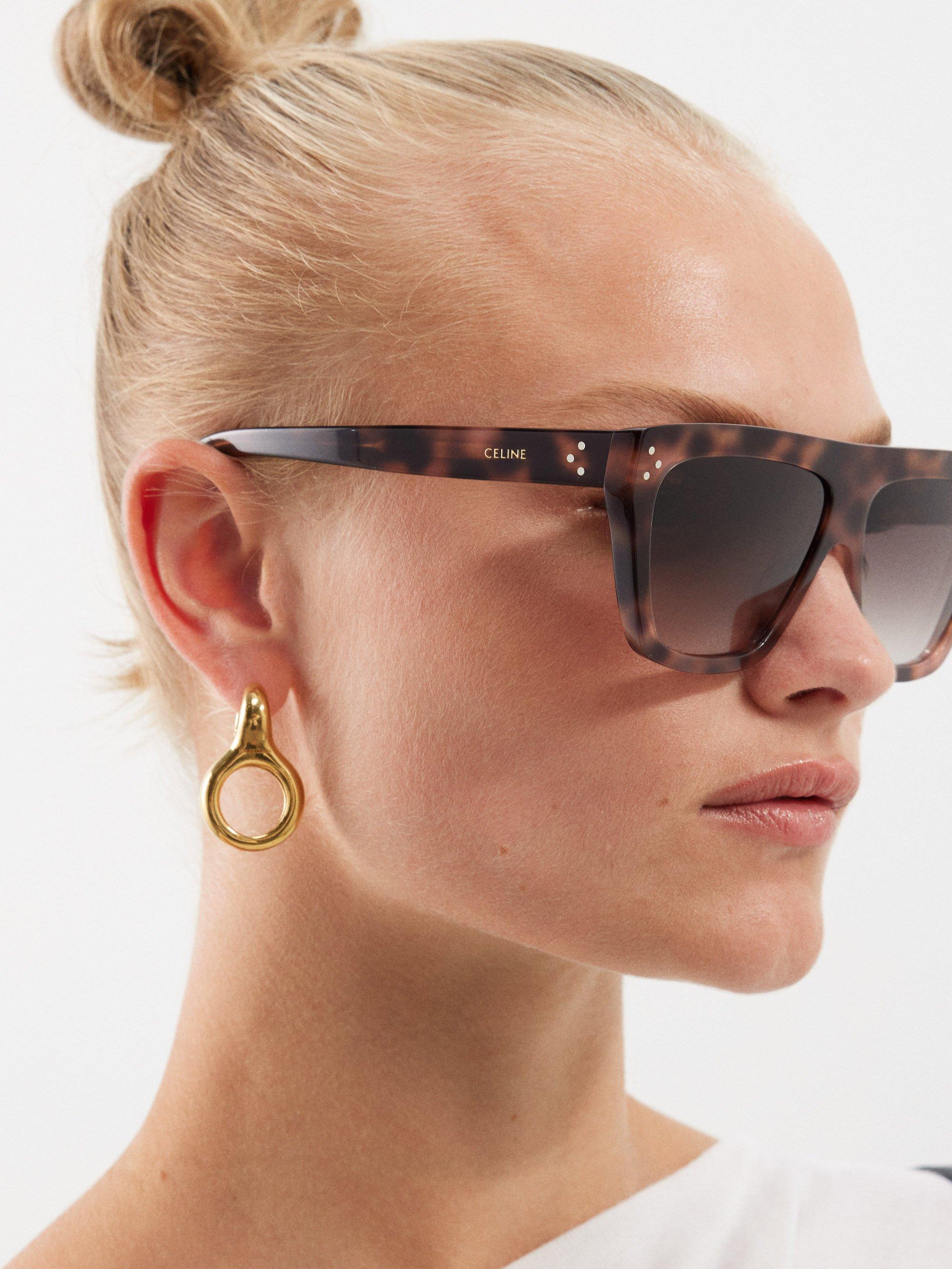 Celine tortoise cheap shell sunglasses