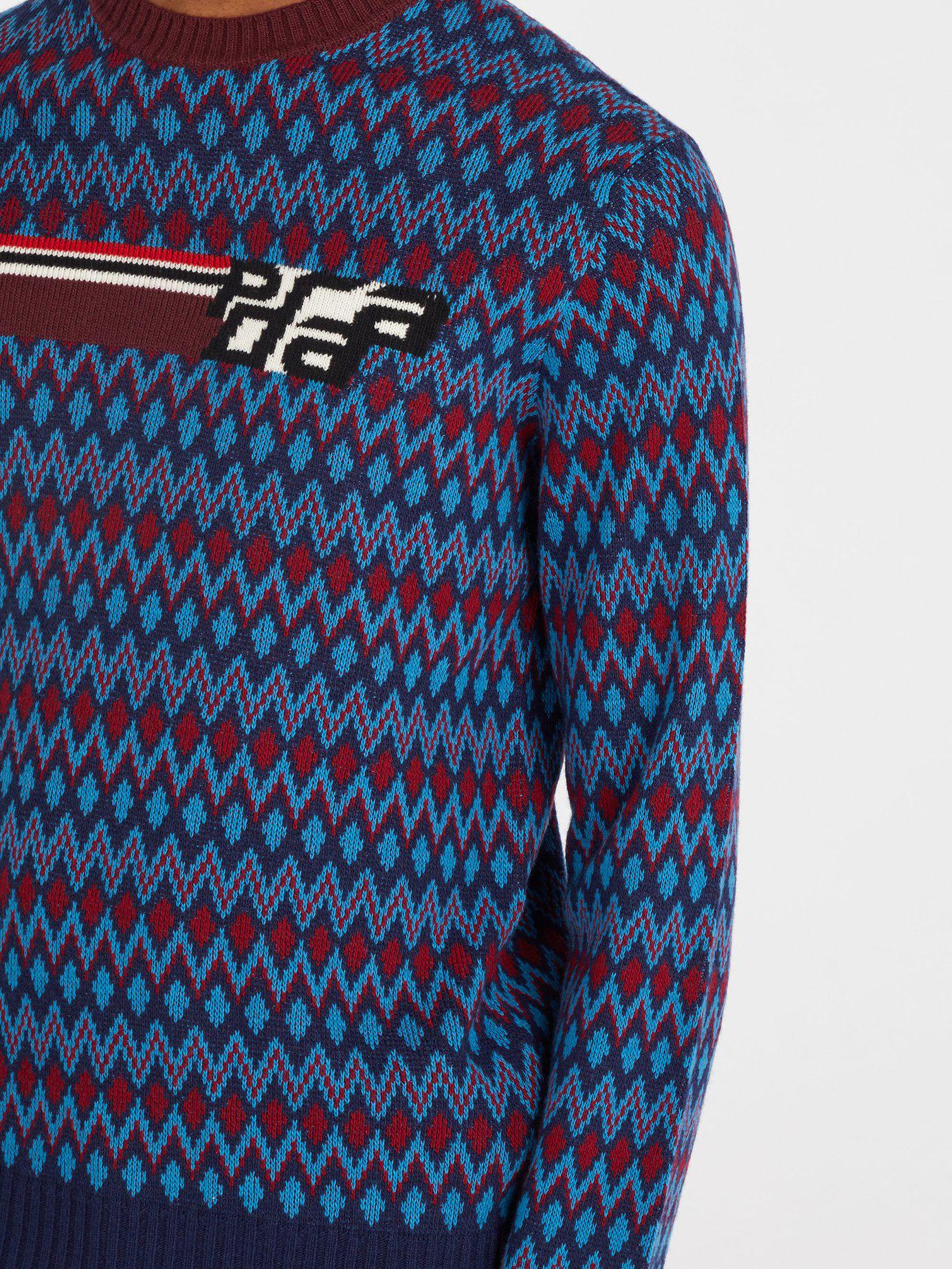 prada chevron sweater