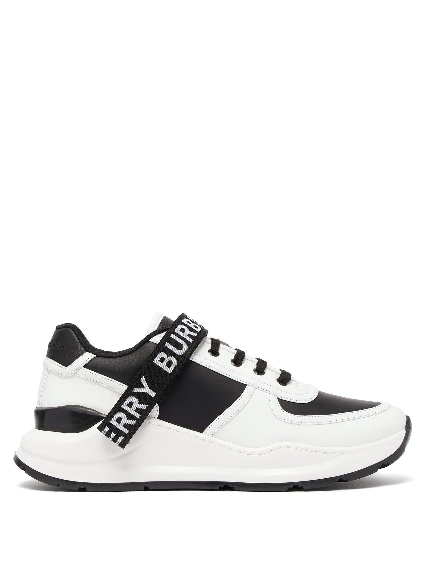 Burberry shoes hotsell black white