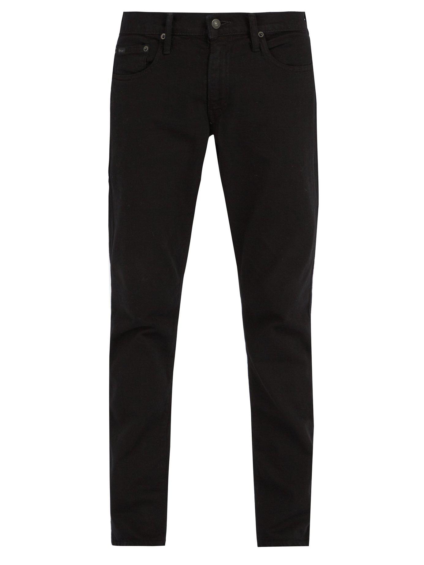 Polo Ralph Lauren Denim Sullivan Slim Leg Jeans in Black for Men - Lyst