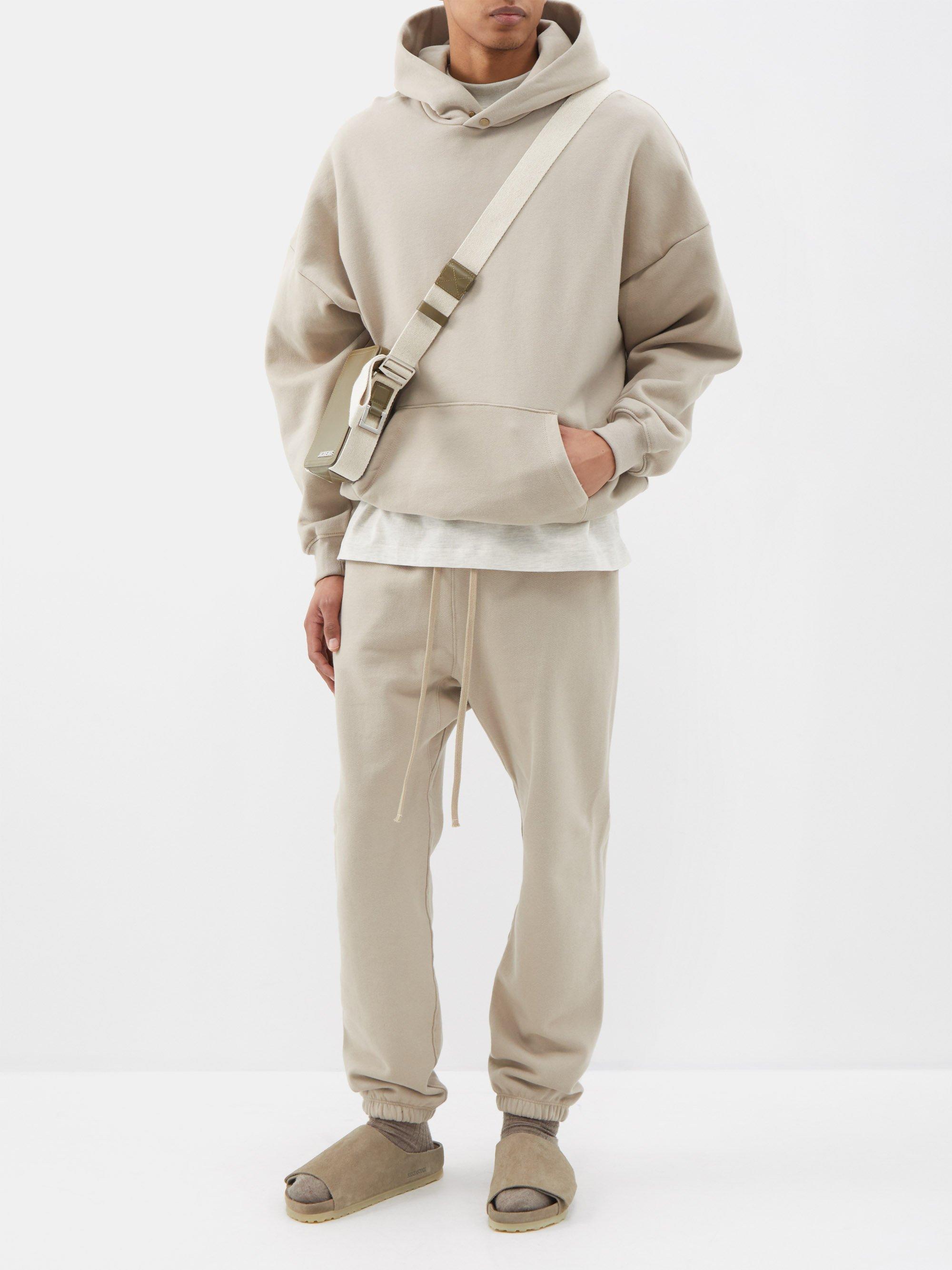 Fear Of God Eternal Cotton-jersey Hoodie in Natural for Men | Lyst
