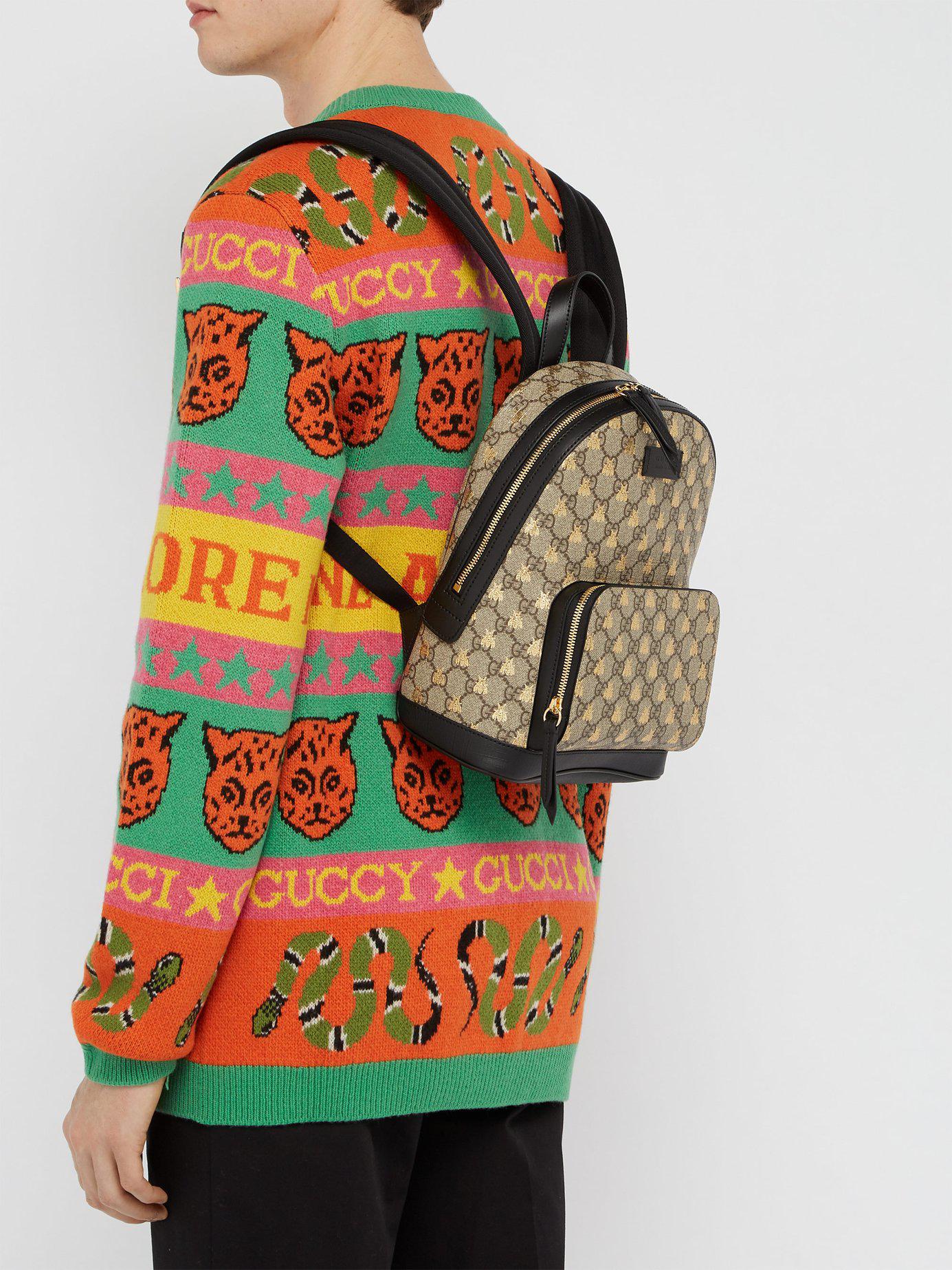 gucci backpack outfit