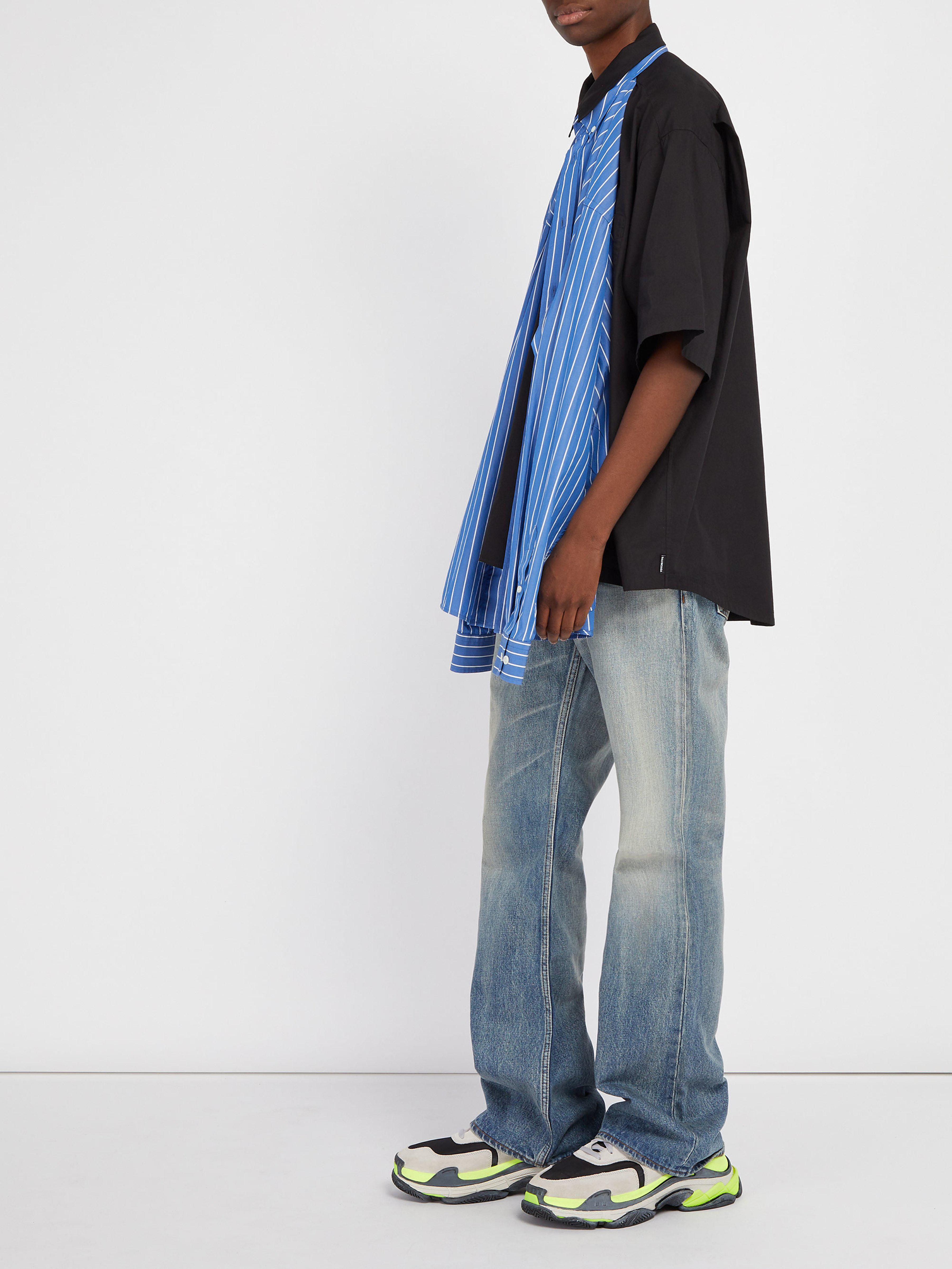 Balenciaga double shirt price store