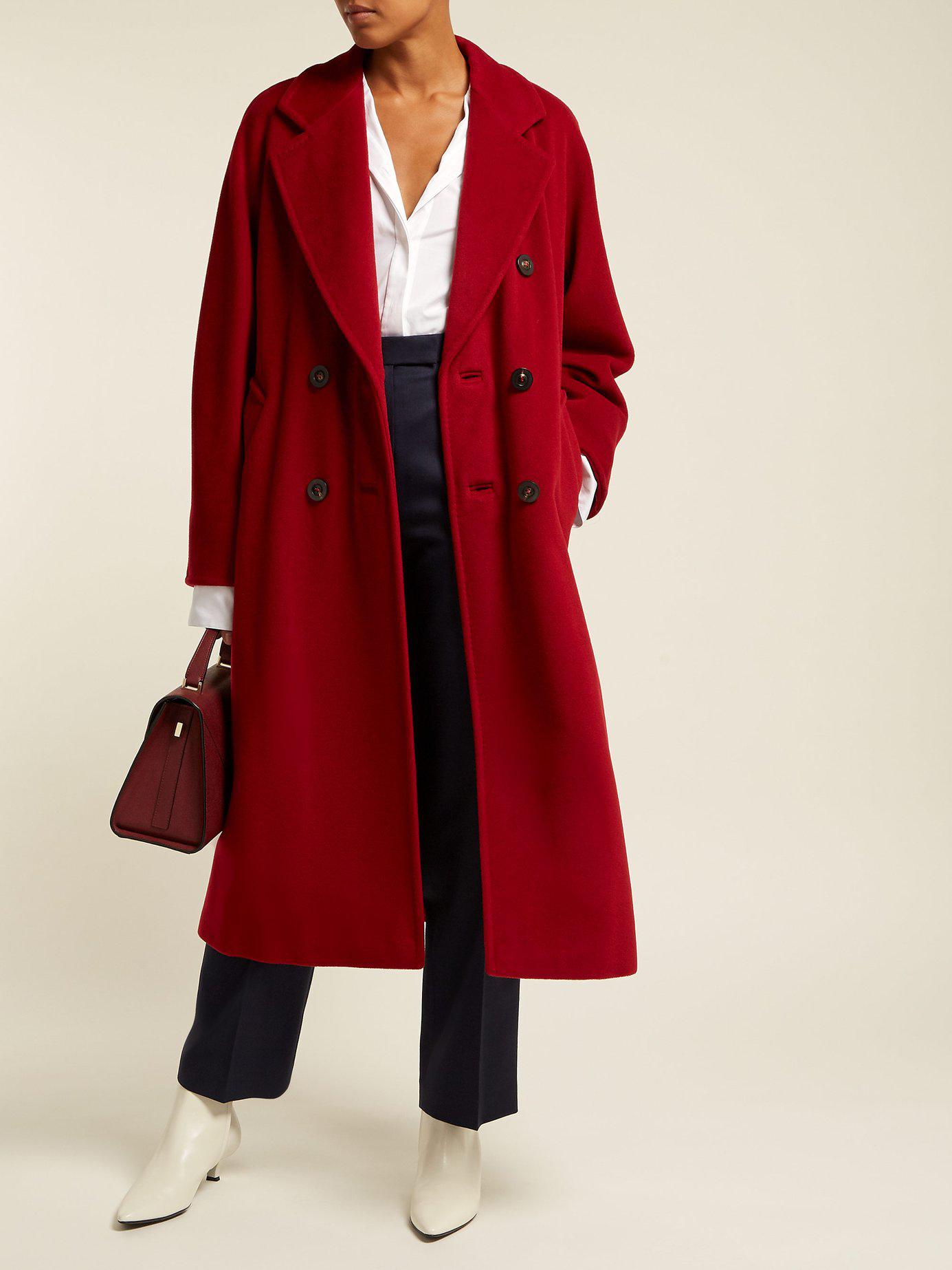 Max Mara Madame Coat in Red | Lyst