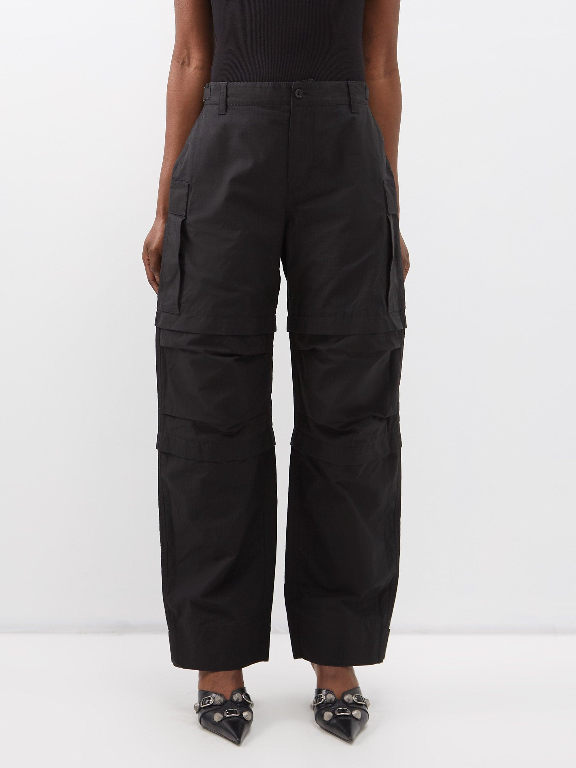 Wardrobe NYC Cottonripstop Cargo Trousers in Black Lyst