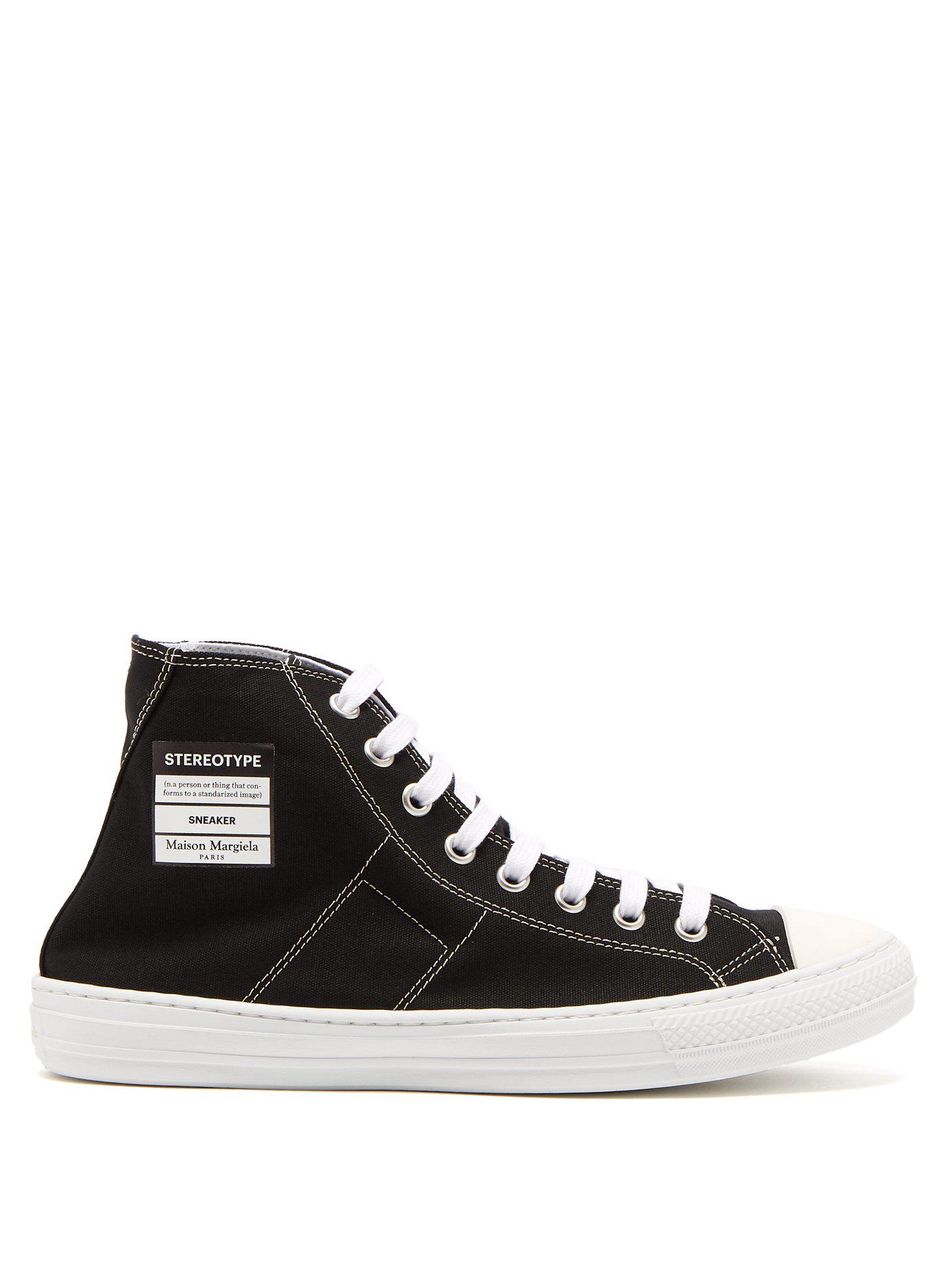 maison margiela 22 stereotype high top sneaker