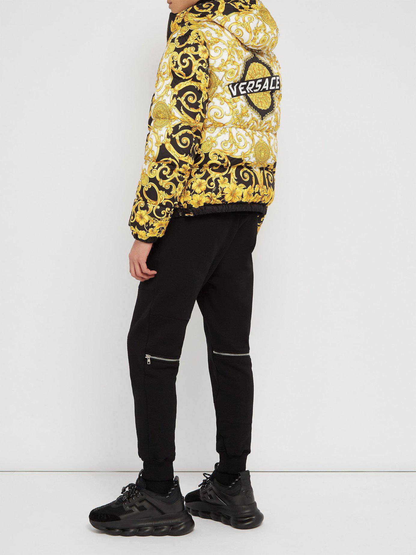 Versace Baroque Print Hooded Jacket for Men - Lyst