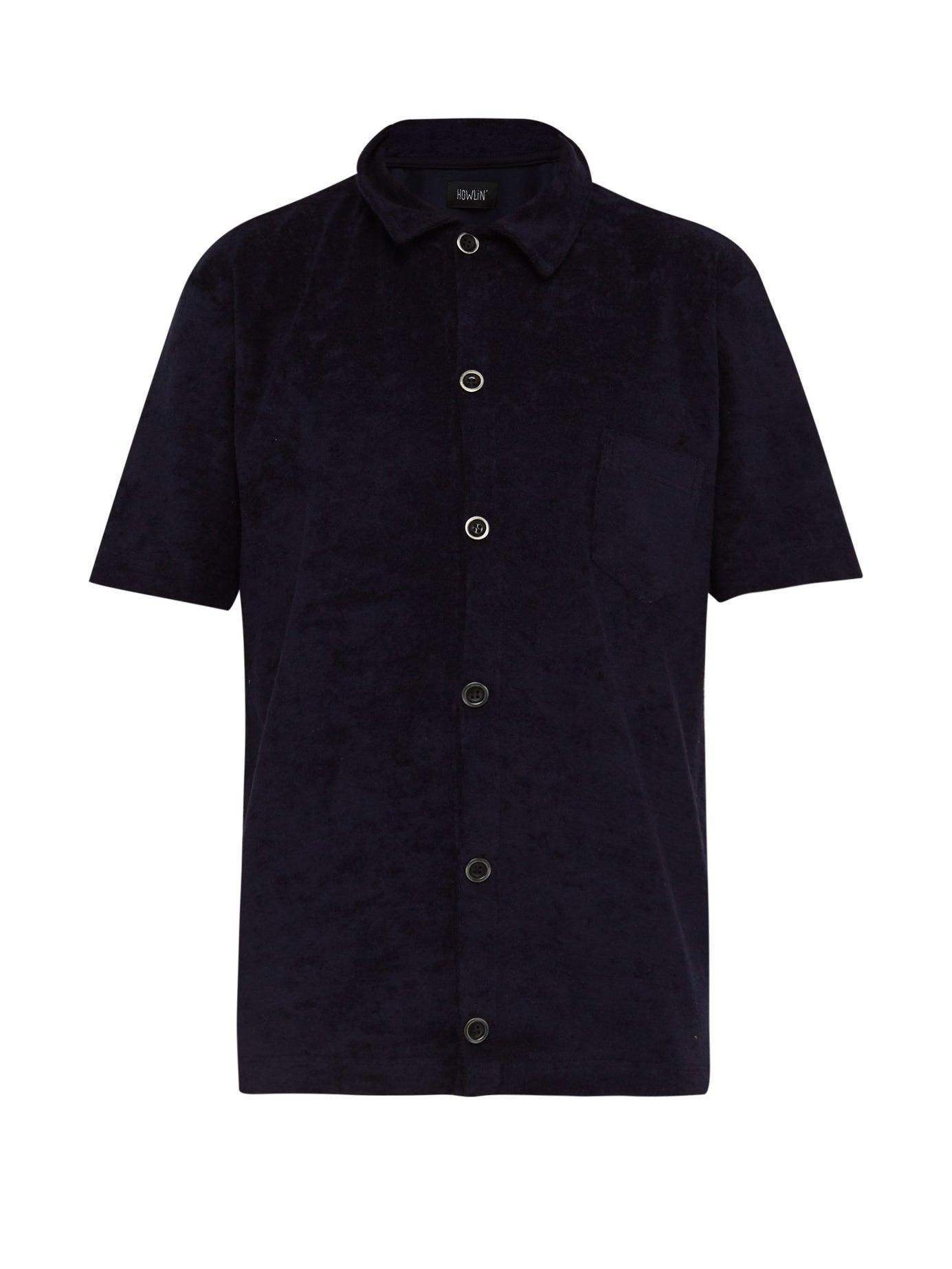 Howlin' By Morrison Cotton Light Flight French-terry Polo Shirt in Navy ...