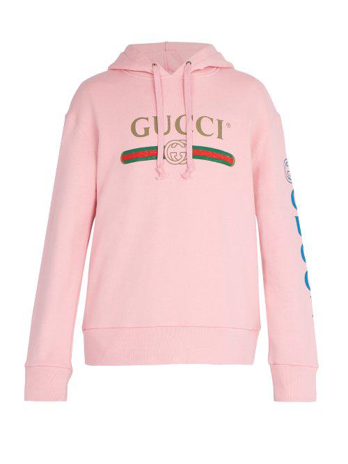 gucci pink hoodie