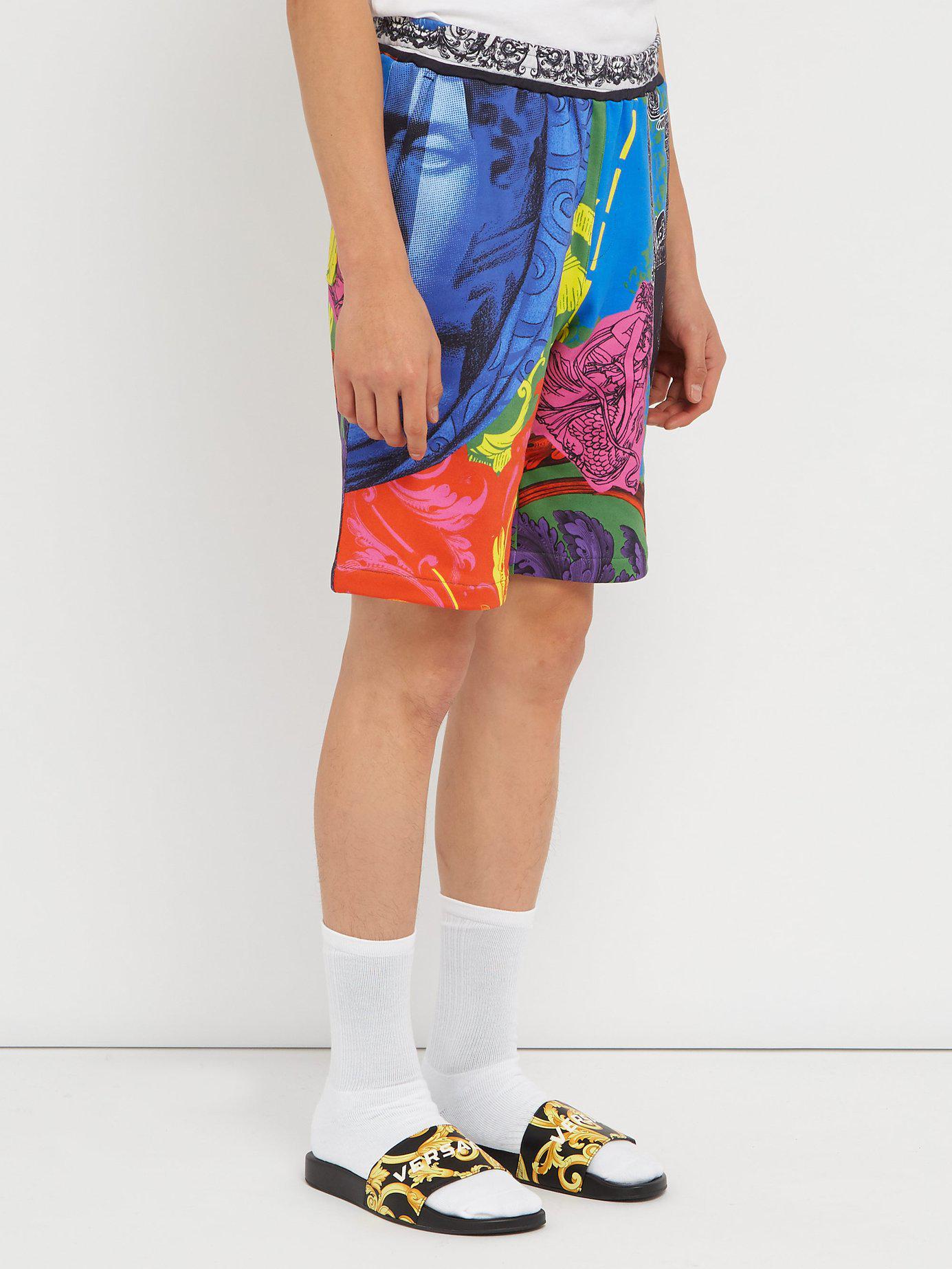 versace shorts and t shirt set