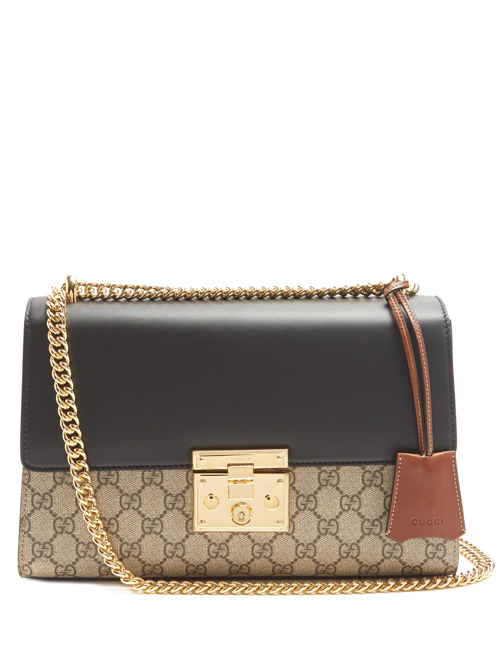 gucci padlock medium gg shoulder bag