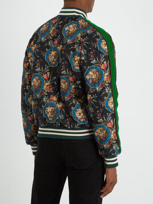 gucci floral print jacket