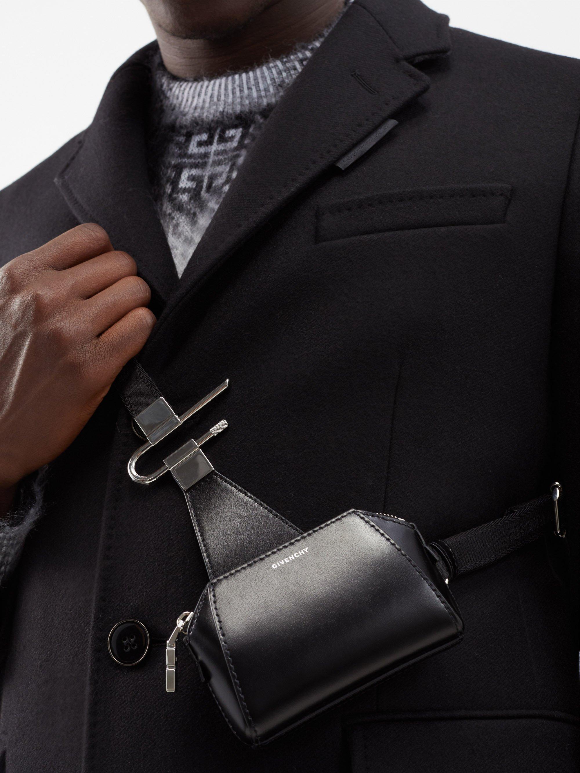 Givenchy Antigona U Mini Leather Cross-body Bag in Black for Men | Lyst UK