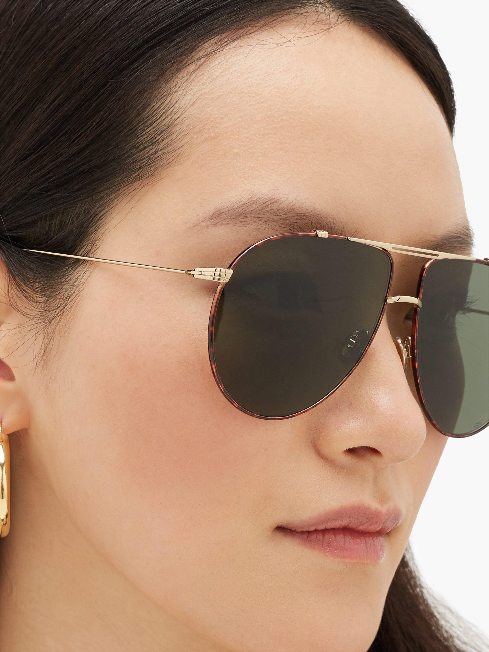 Dior  Sunglasses  DiorMonsieur1  Light Gold White  Dior Eyewear   Avvenice