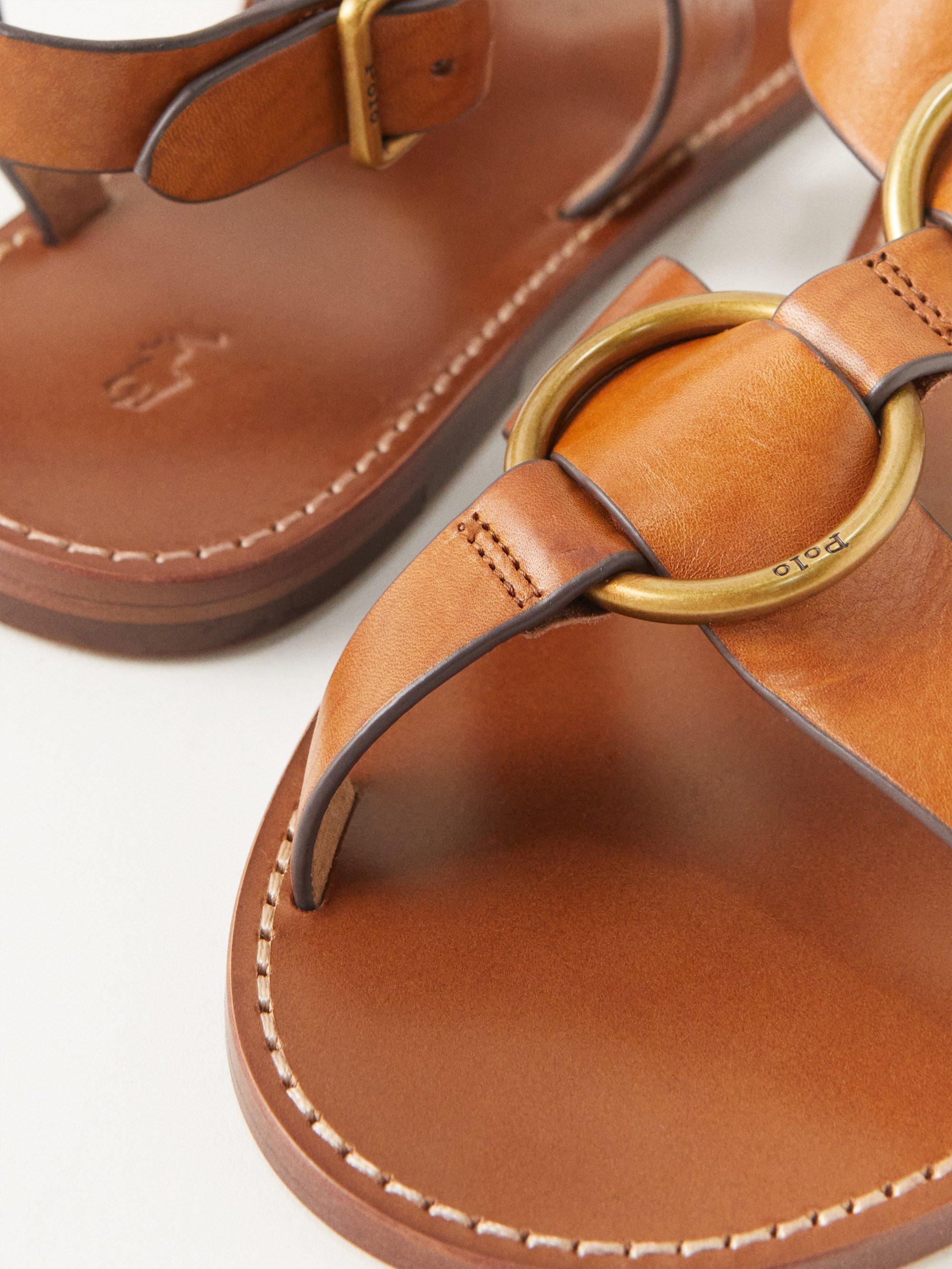 Polo leather sandals cheap