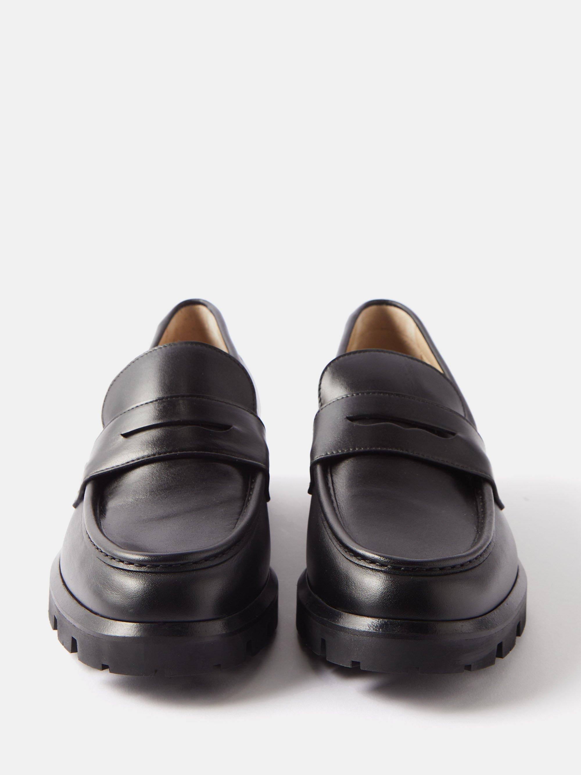LEGRES 24 Leather Loafers in White | Lyst Canada