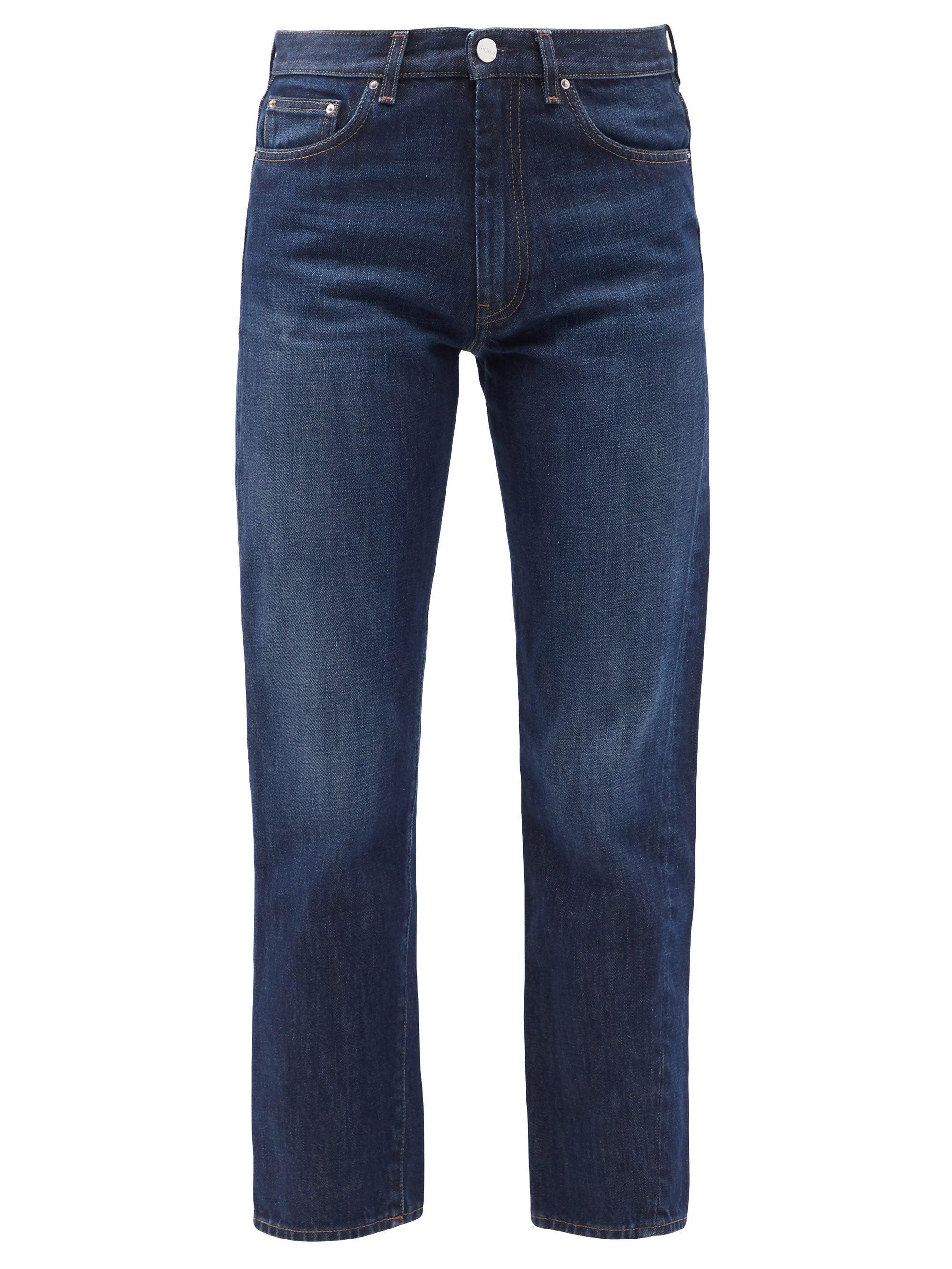 Totême Denim Original Twisted-seam Straight-leg Jeans in Denim (Blue ...