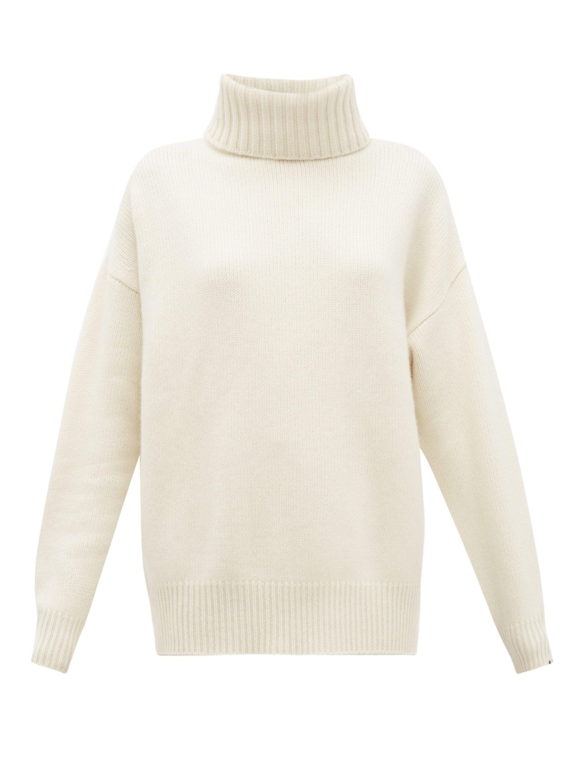 Extreme Cashmere No. 20 Oversize Xtra Stretch-cashmere Sweater in Cream ...