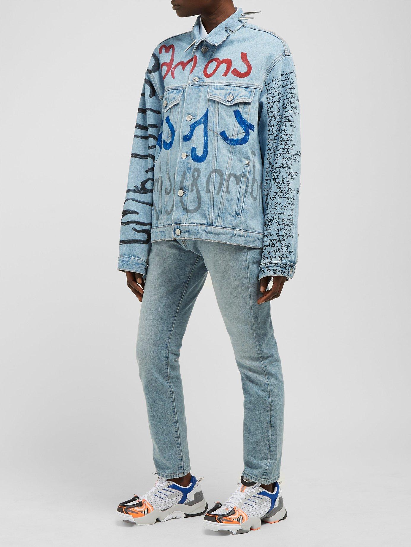 vetements x reebok spike runner 400