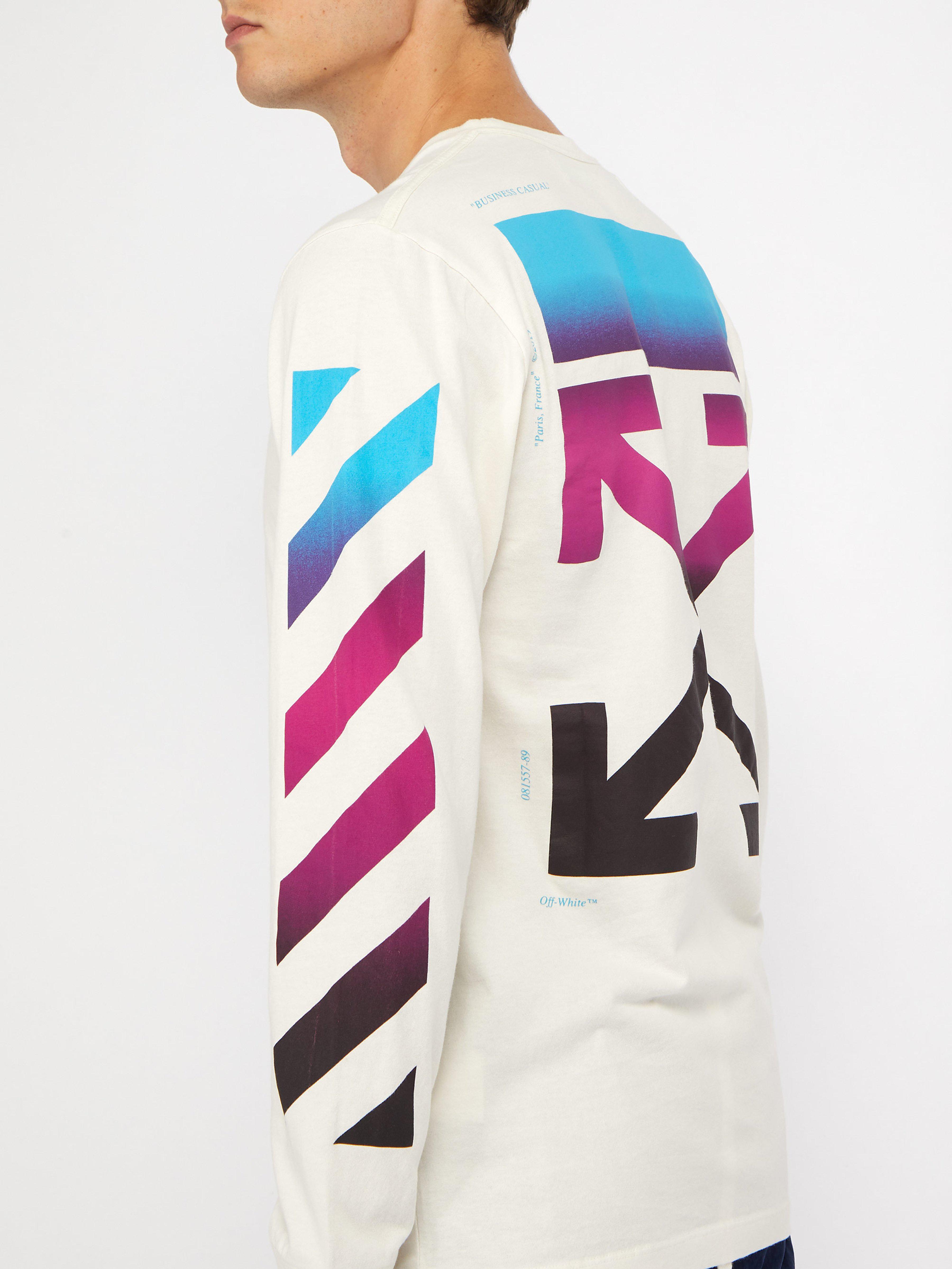 off white gradient long sleeve
