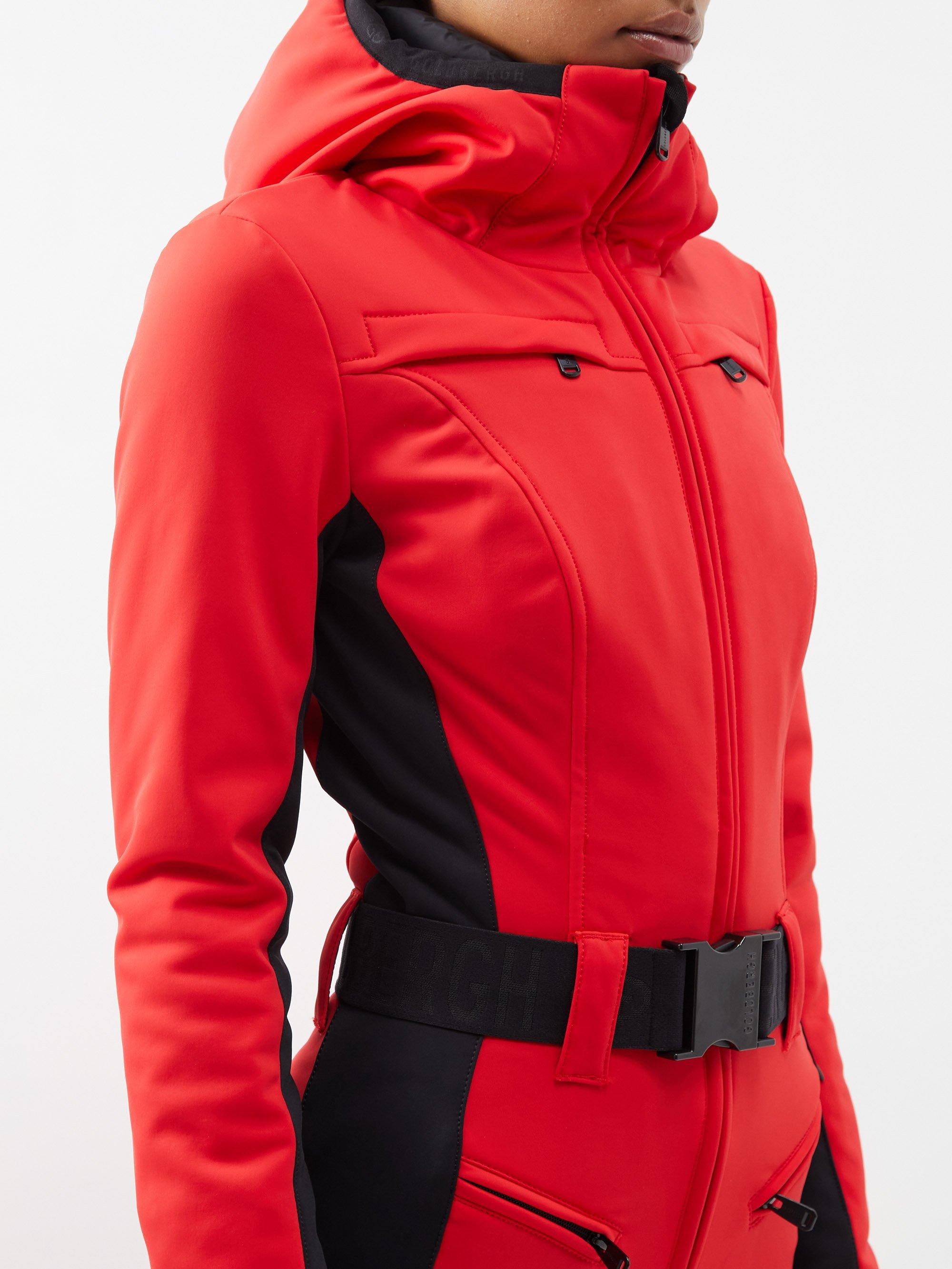 Goldbergh Parry Down Softshell Ski Suit in Red | Lyst