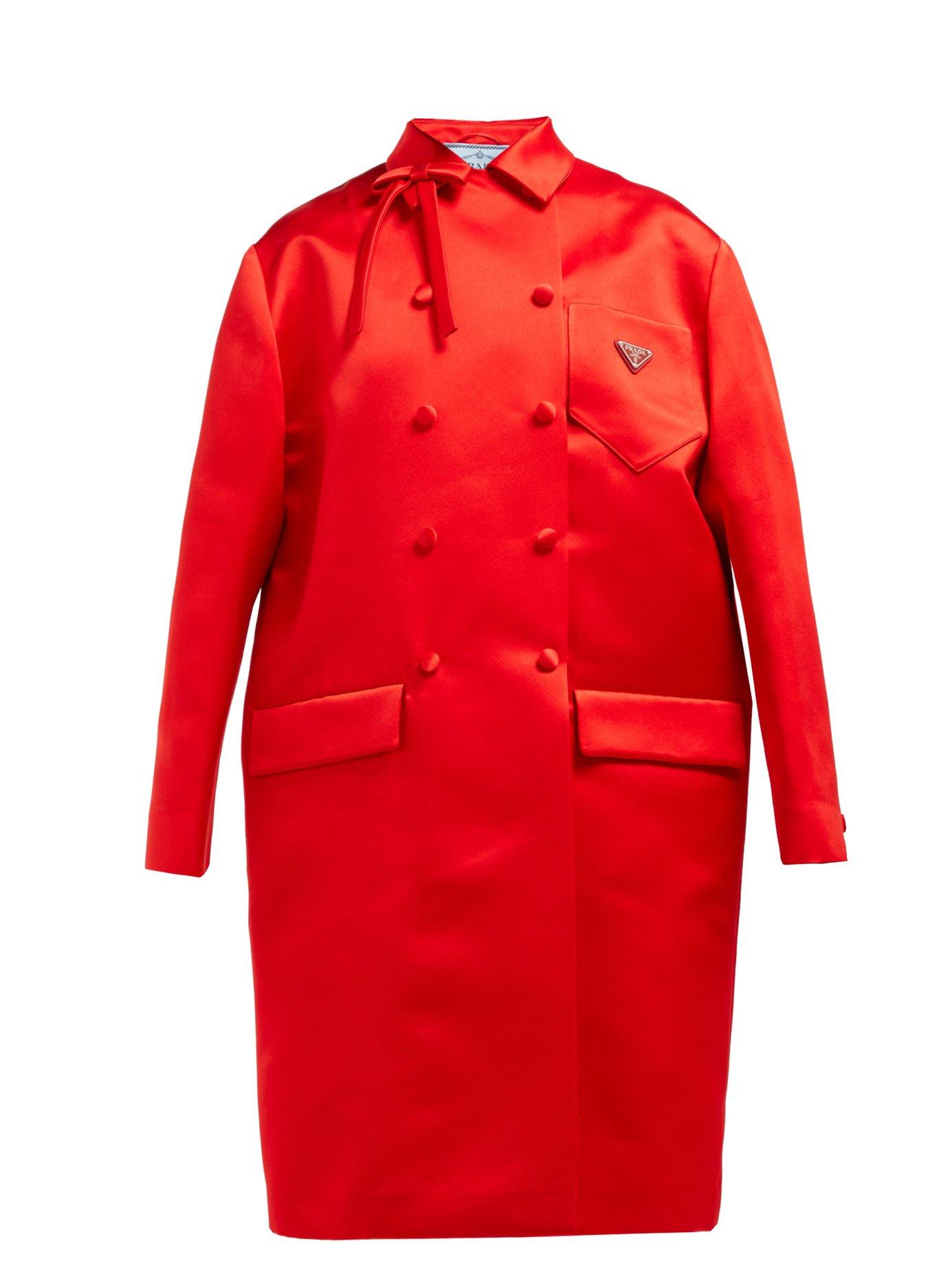 prada red coat