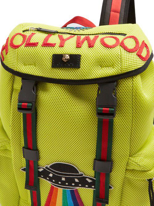 gucci mesh backpack