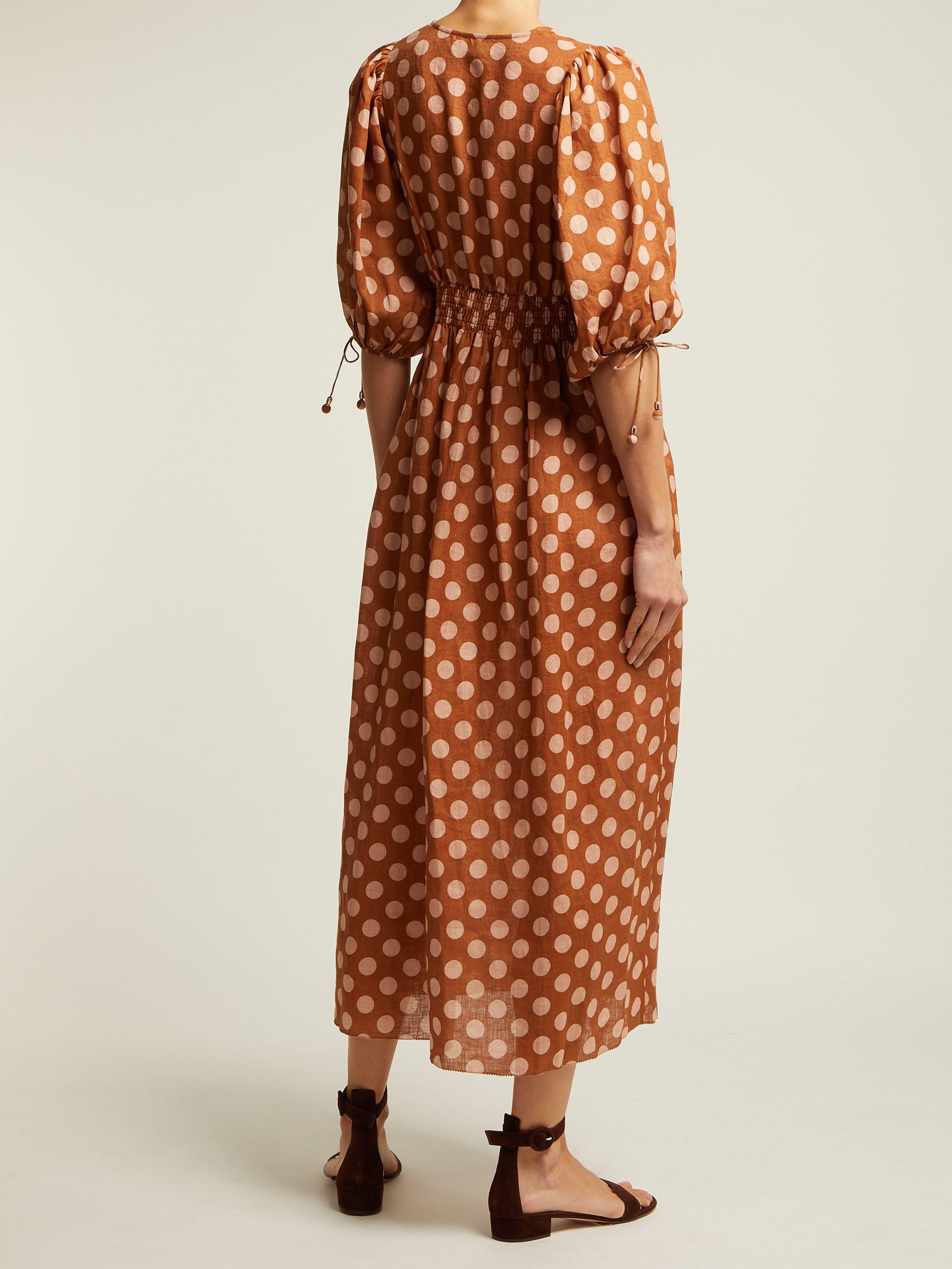 zimmermann spot dress