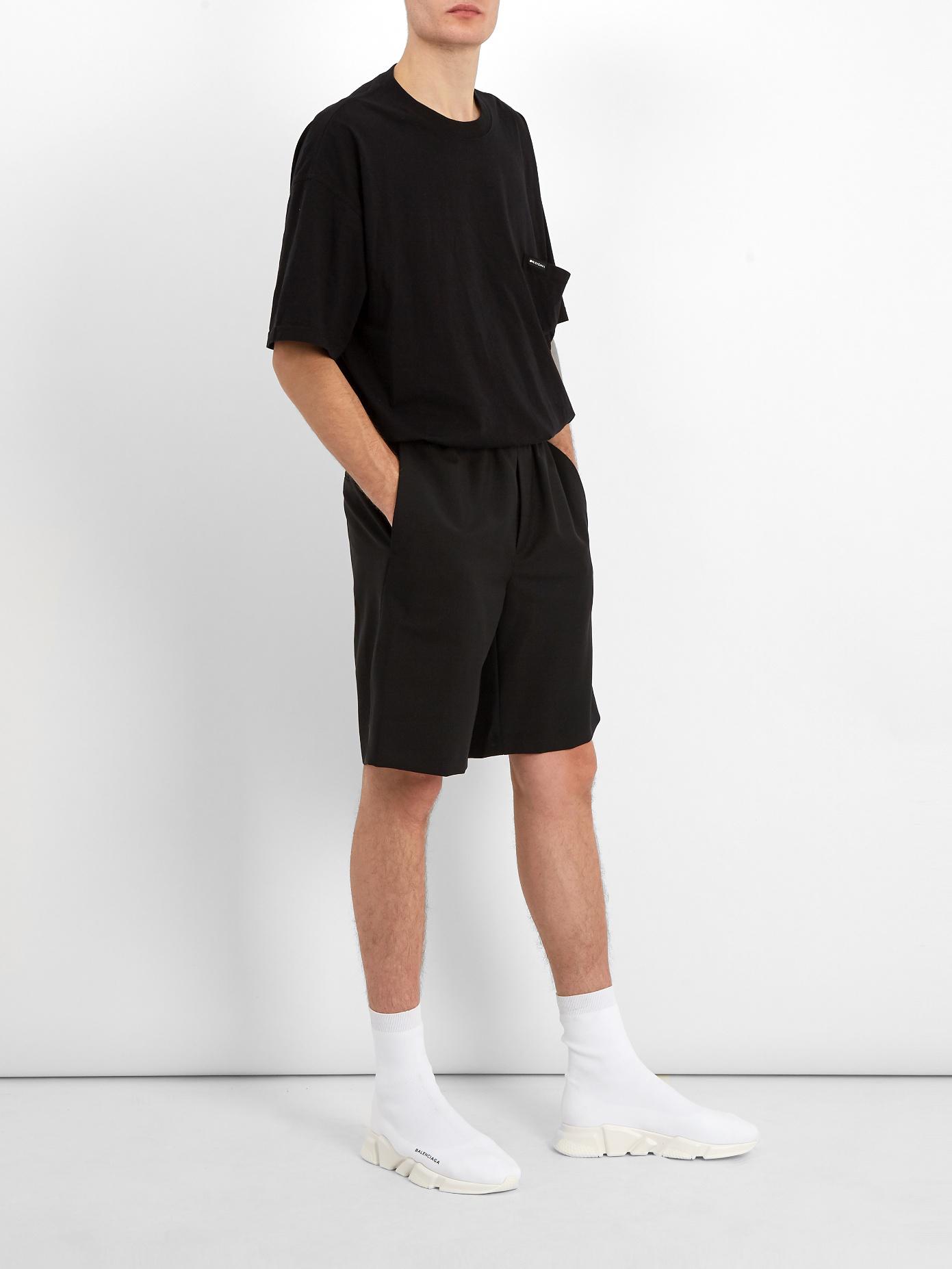 balenciaga socks with shorts