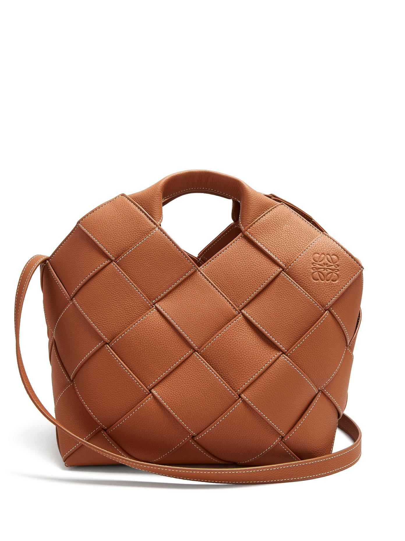 Leather Woven Bag 