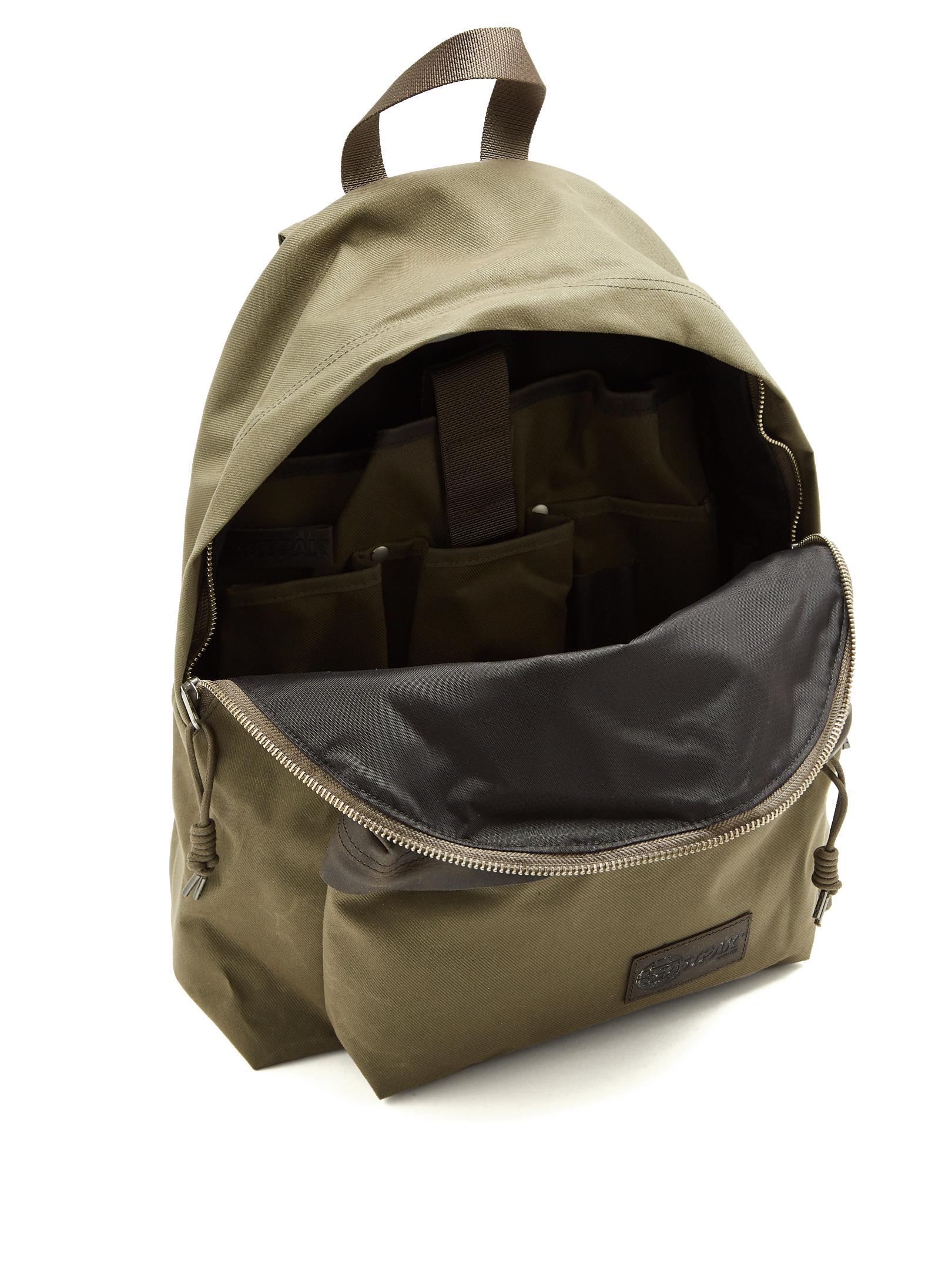 eastpak canvas backpack