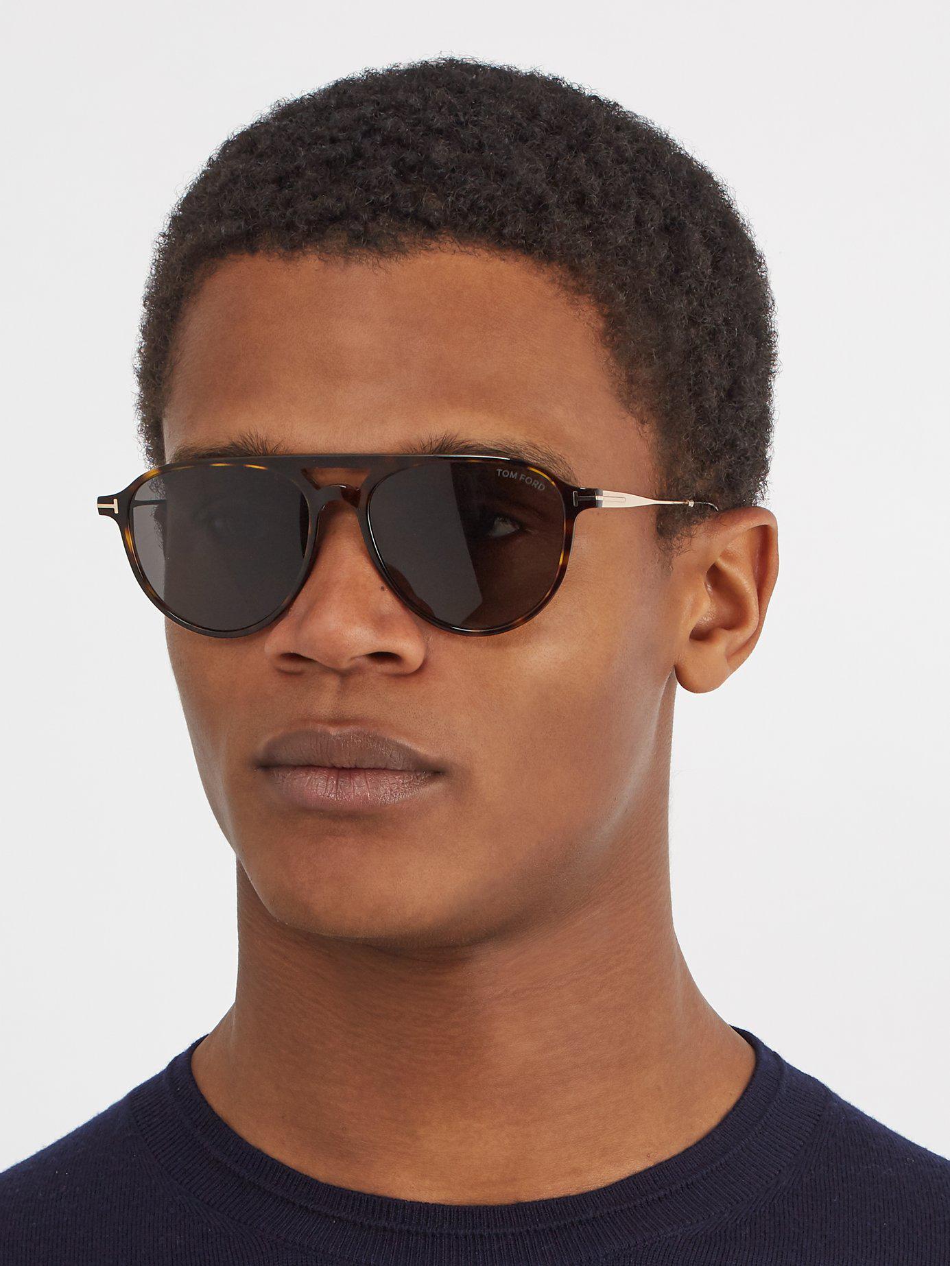 Tom Ford Carlo Aviator Acetate 