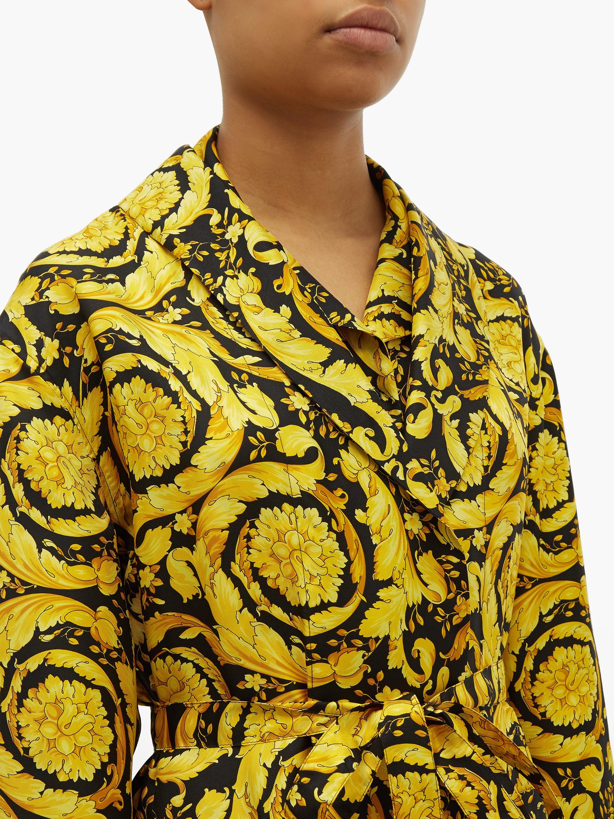 versace robe material