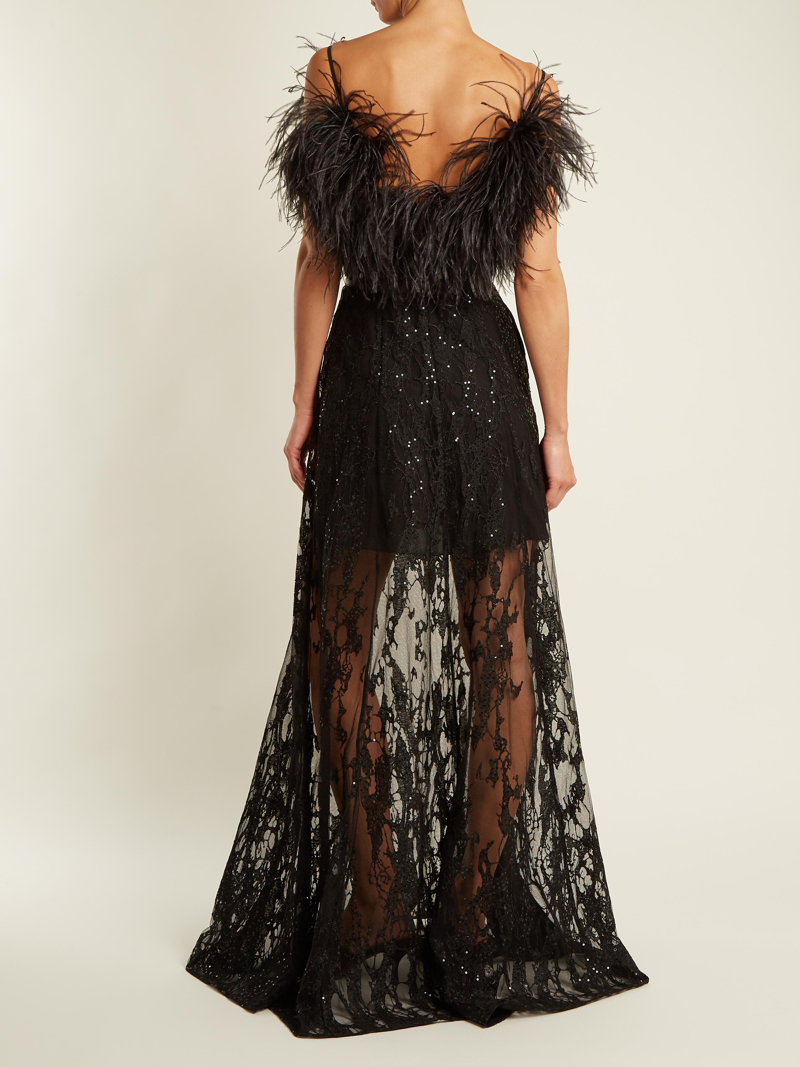 Embroidered Strapless Tulle Gown 