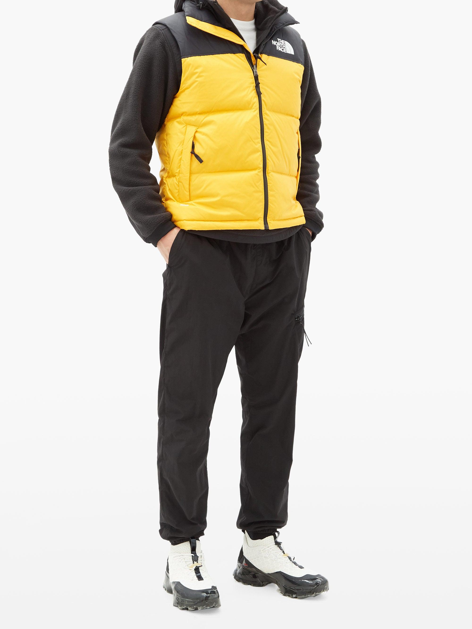 The North Face 1996 Retro Nuptse Vest in Yellow for Men | Lyst