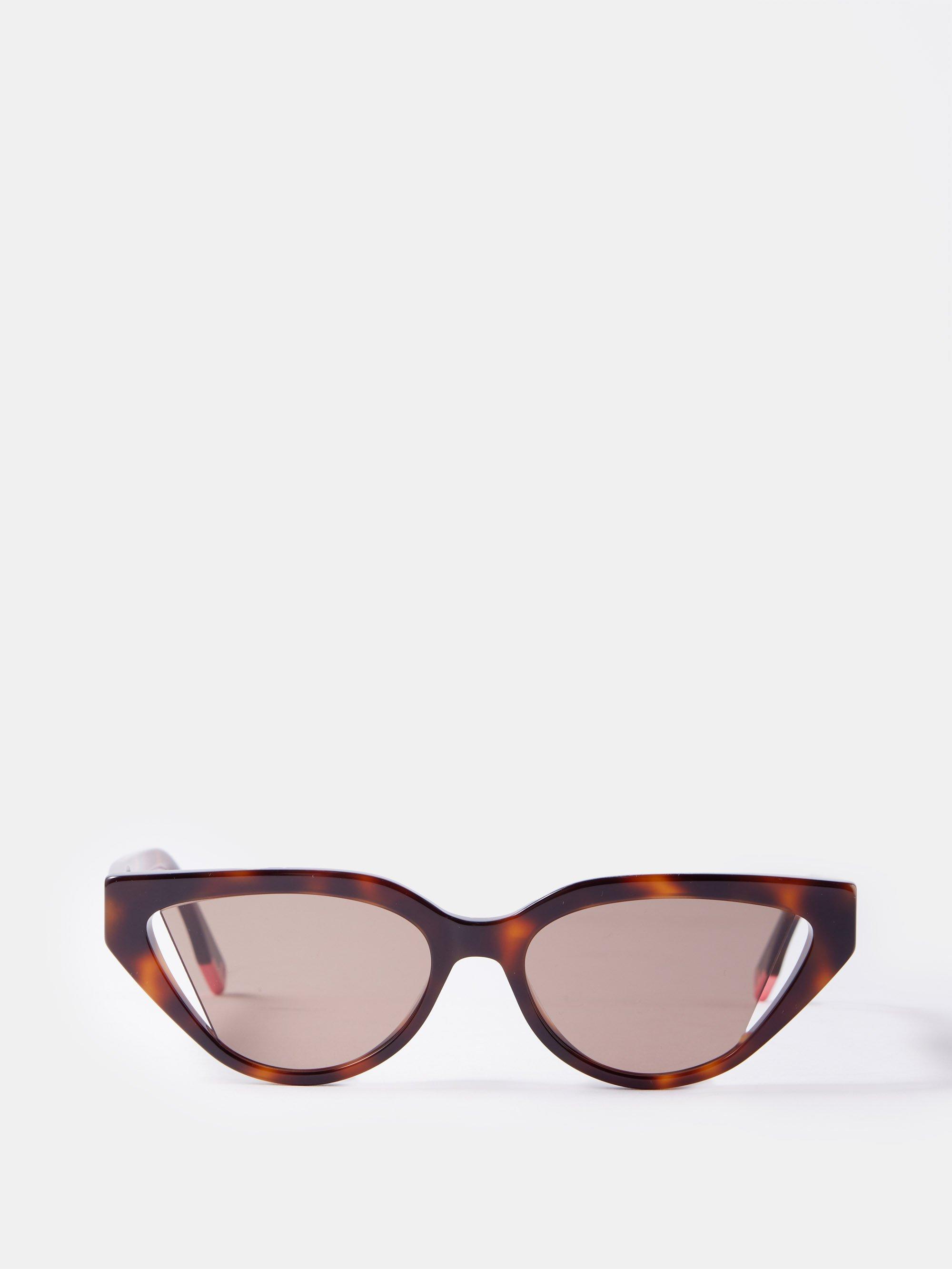 FENDI EYEWEAR Cat-eye acetate sunglasses