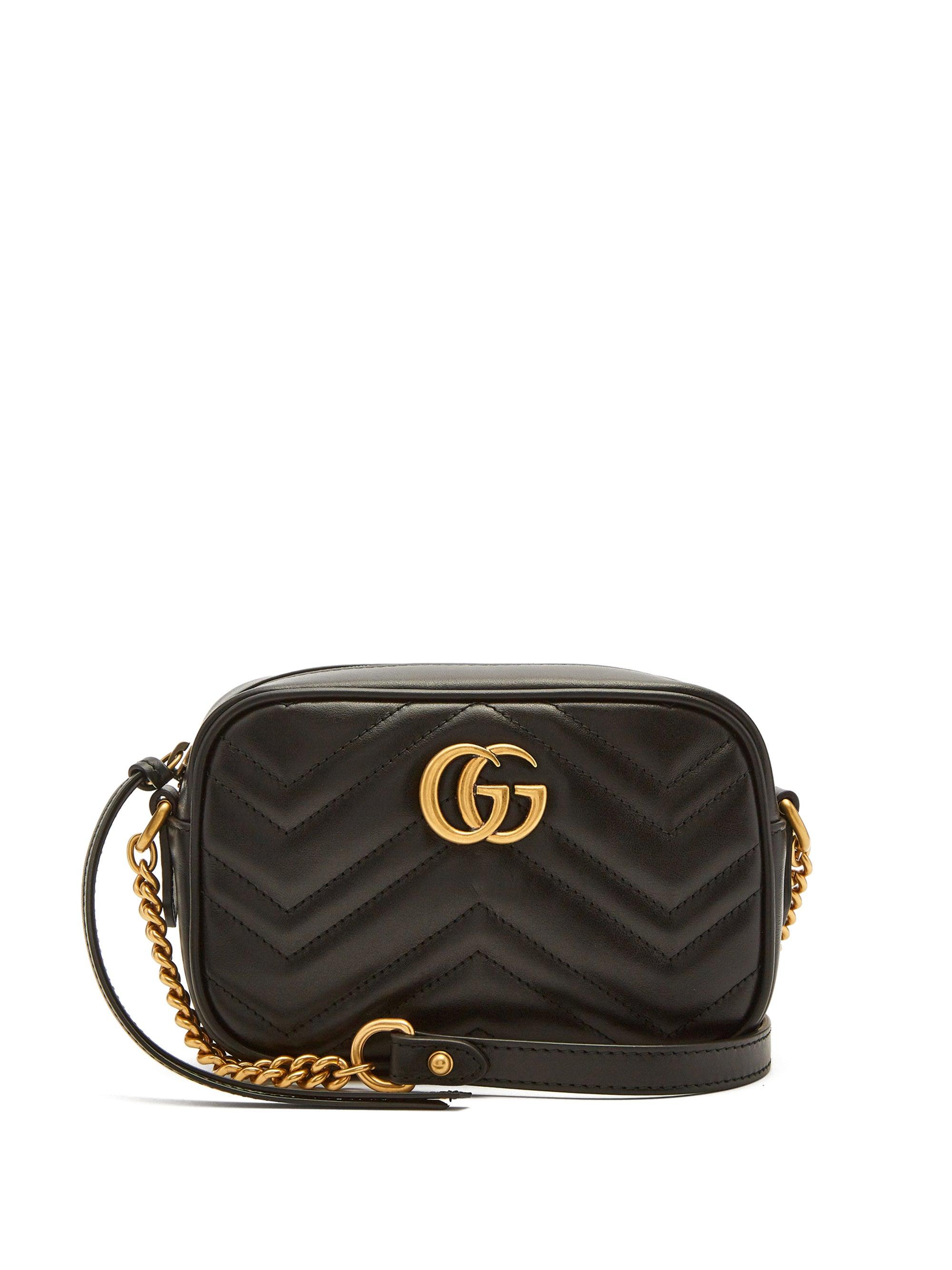 black matelassé chevron leather