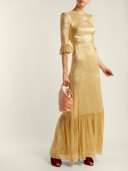 gold festival dress