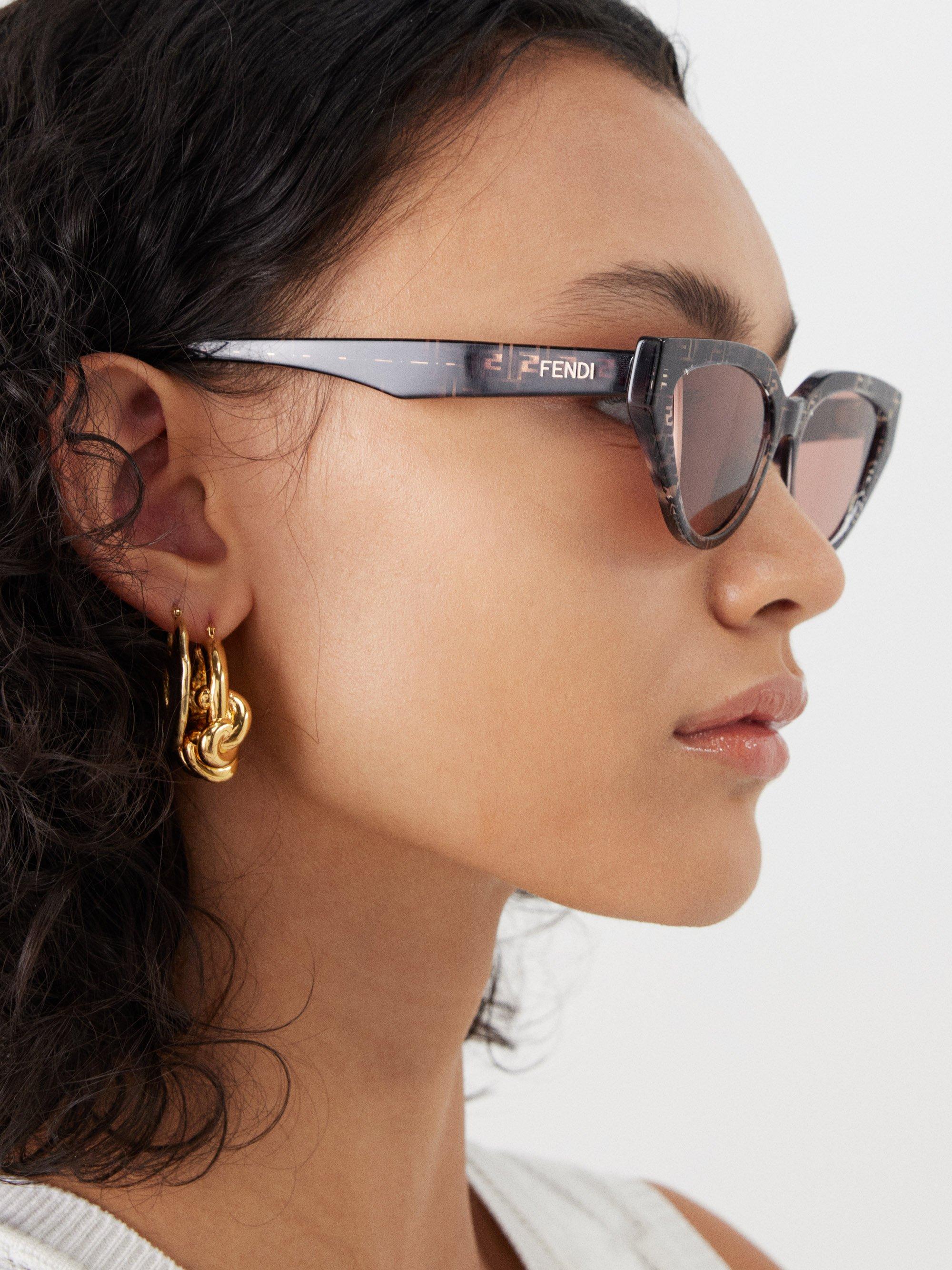 Fendi pink clearance cat eye sunglasses