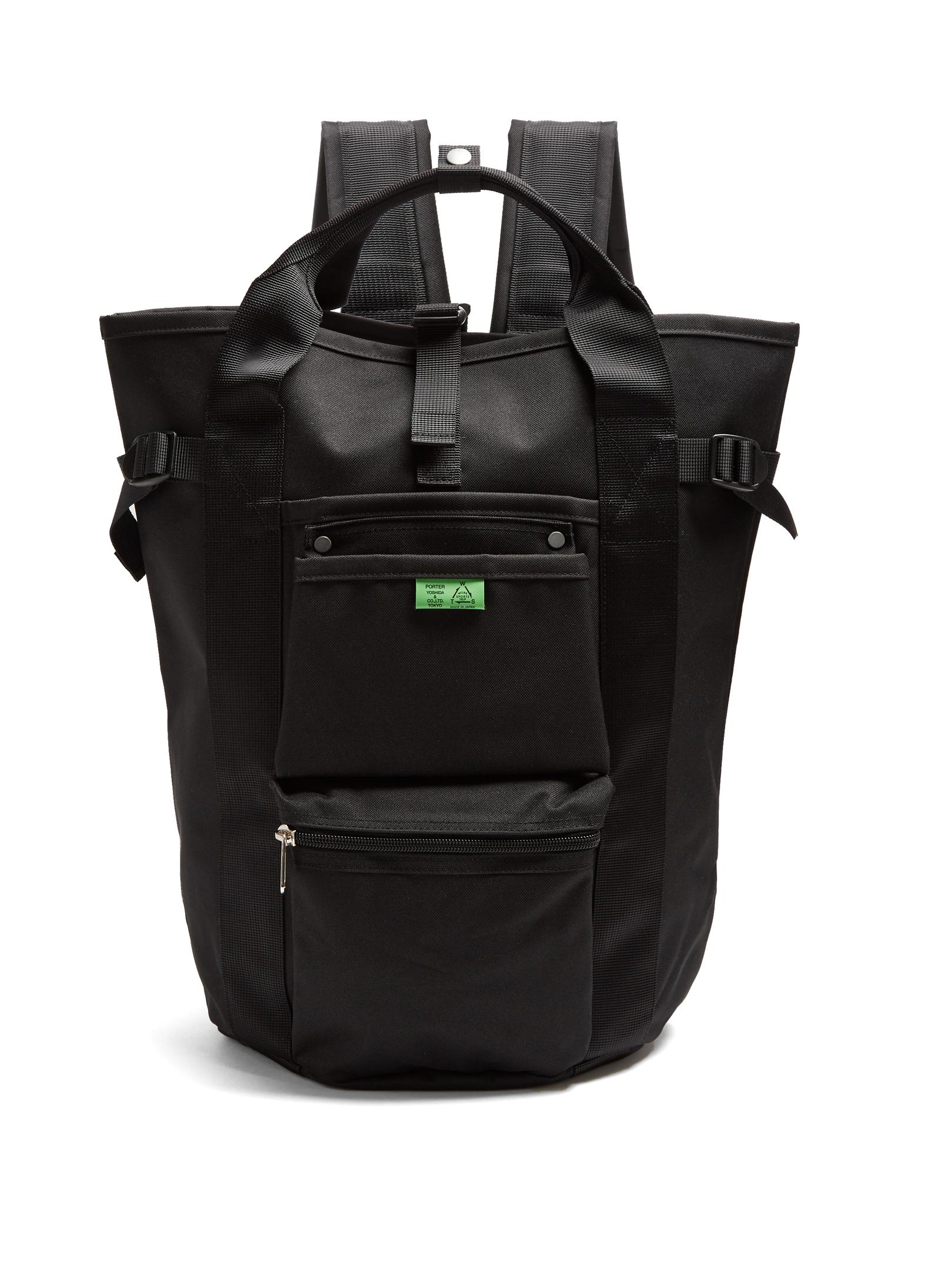 Porter-Yoshida and Co Union Canvas Backpack in Black for Men | Lyst