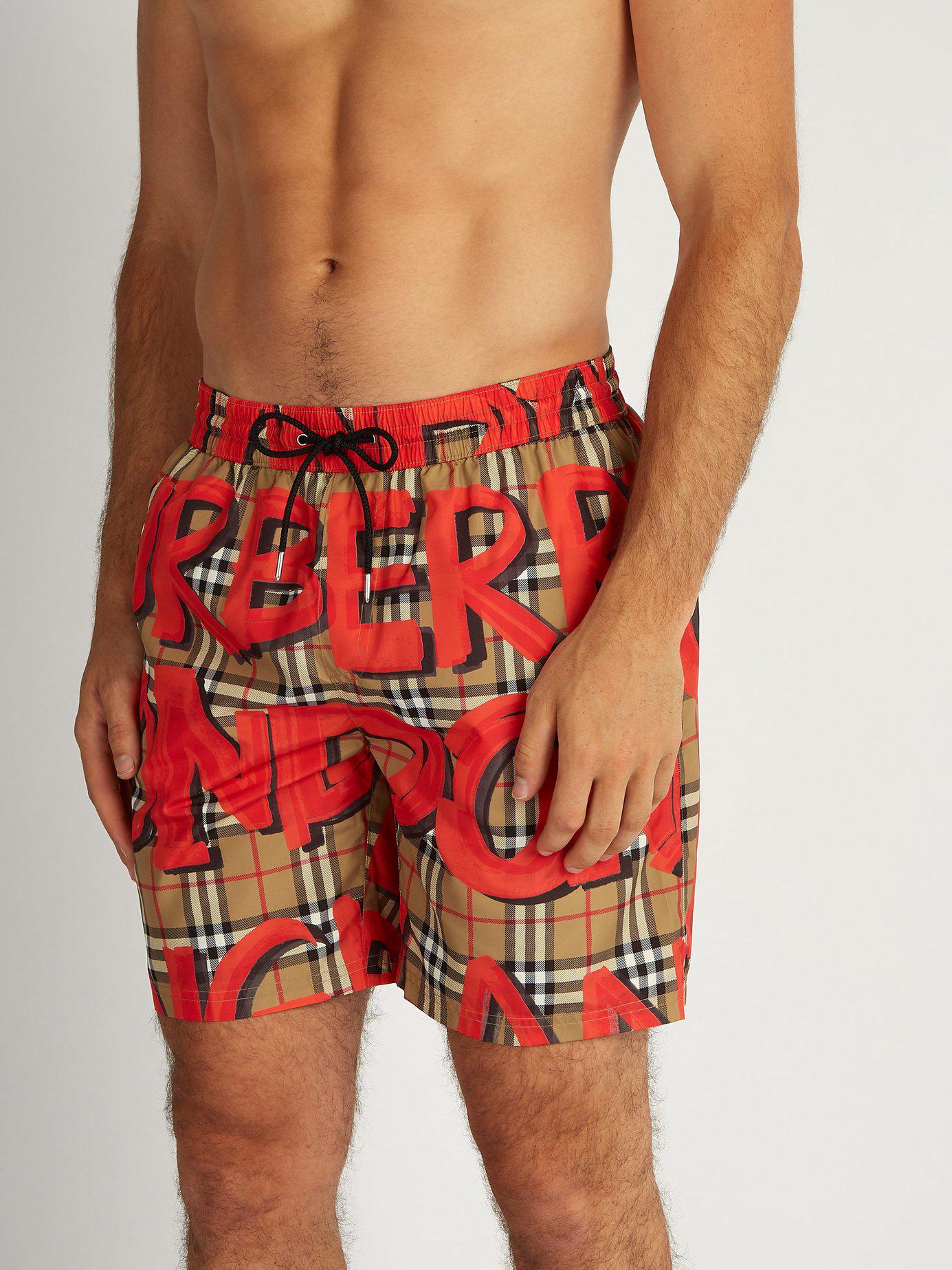 Burberry Graffiti Swim Shorts 2024 www.gemologytidbits