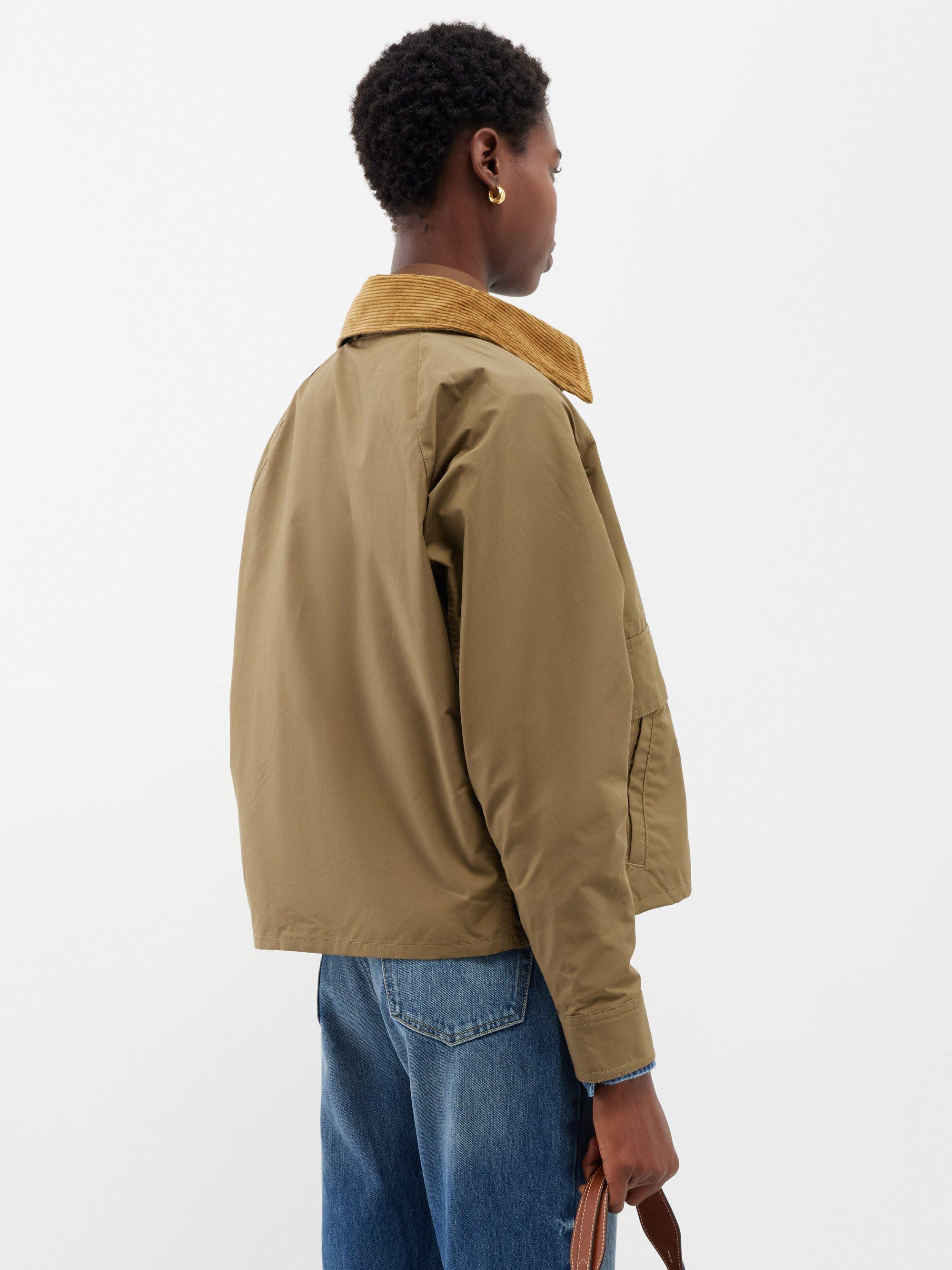 Cotton collared jacket Clearance